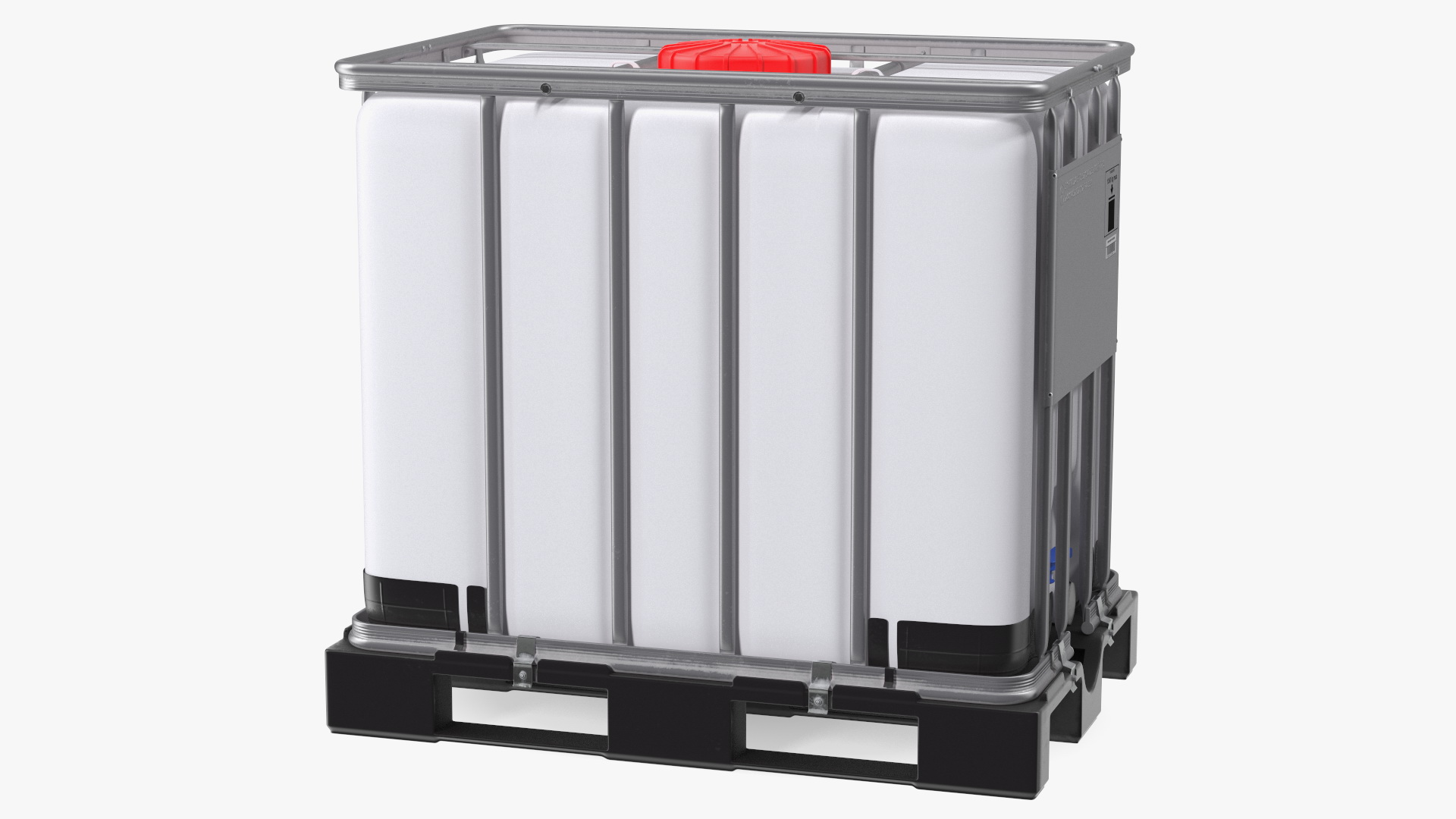 3D model IBC Container 640 Litre UN Approved Plastic Pallet