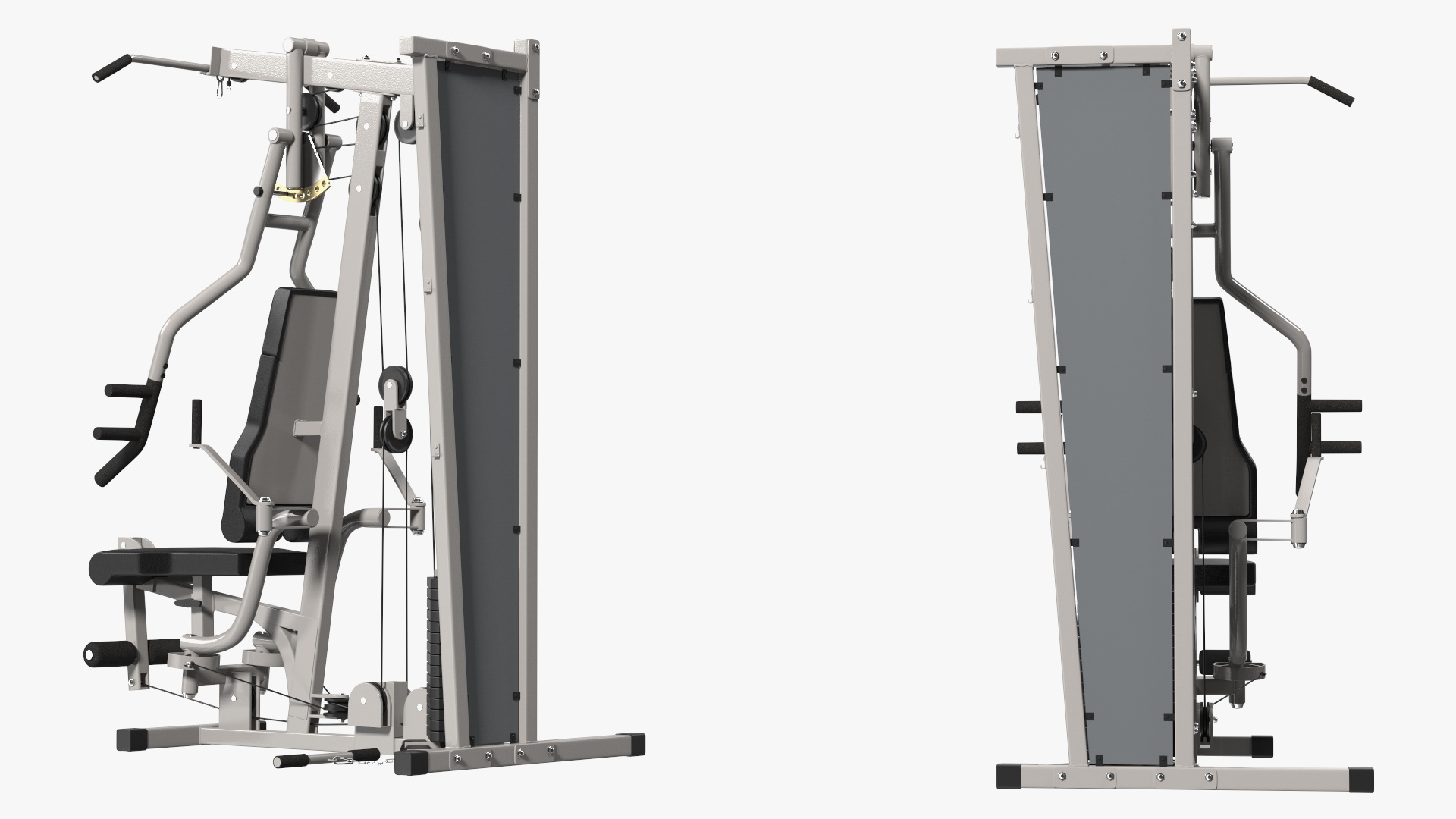 Multifunctional Home Gym Station 3D