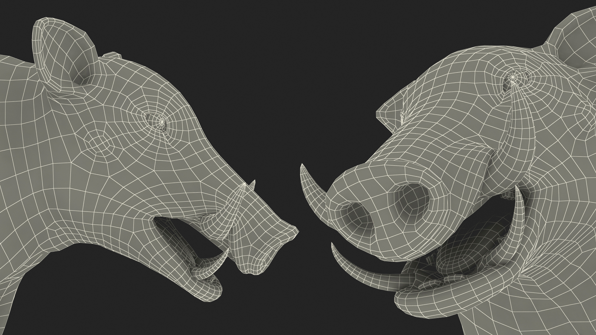 3D Warthog Basic Pose model