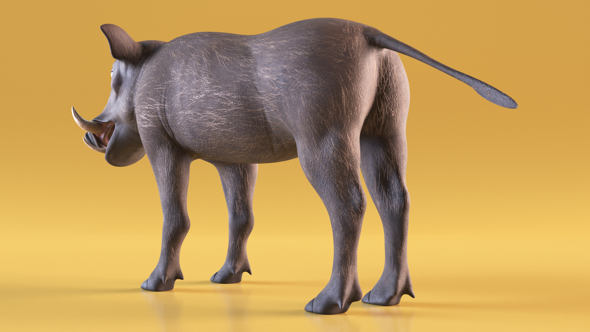 3D Warthog Basic Pose model