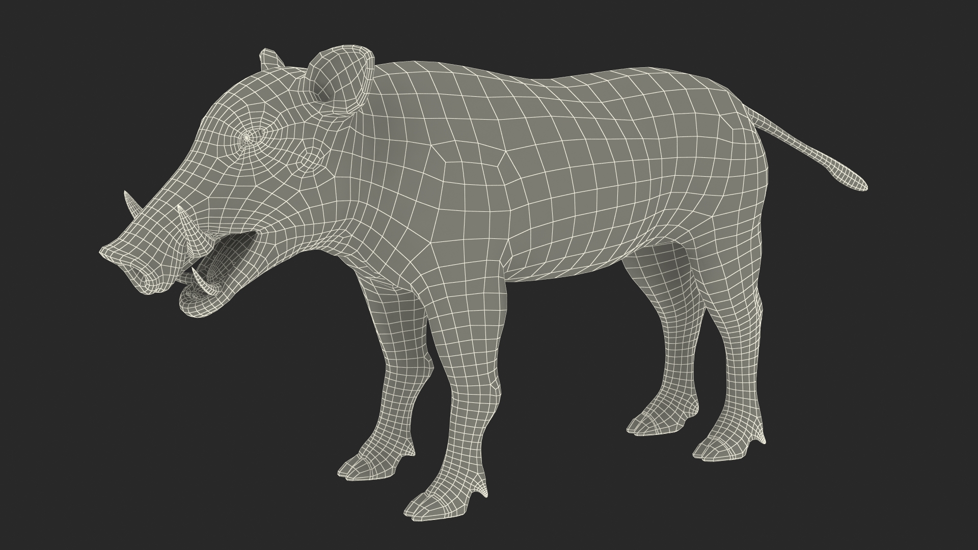 3D Warthog Basic Pose model