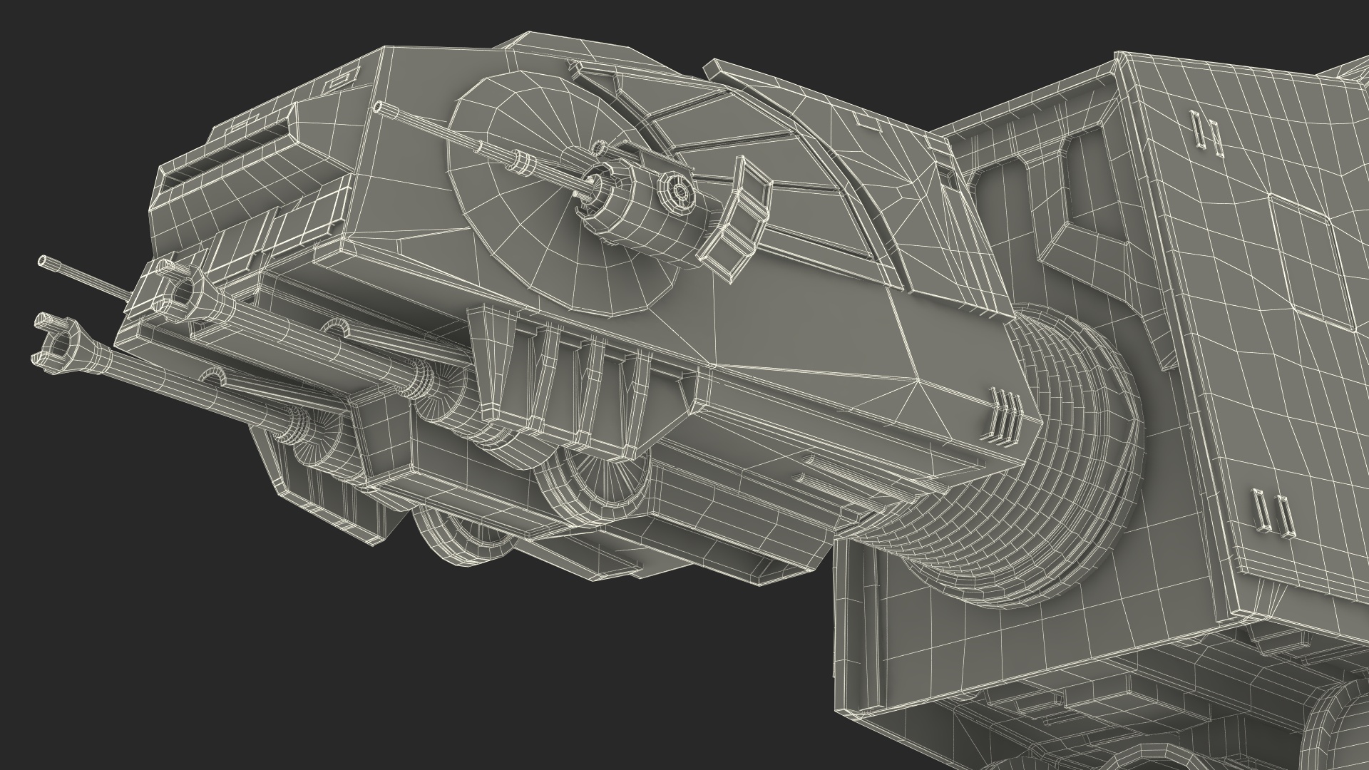 3D model Star Wars AT AT Dark