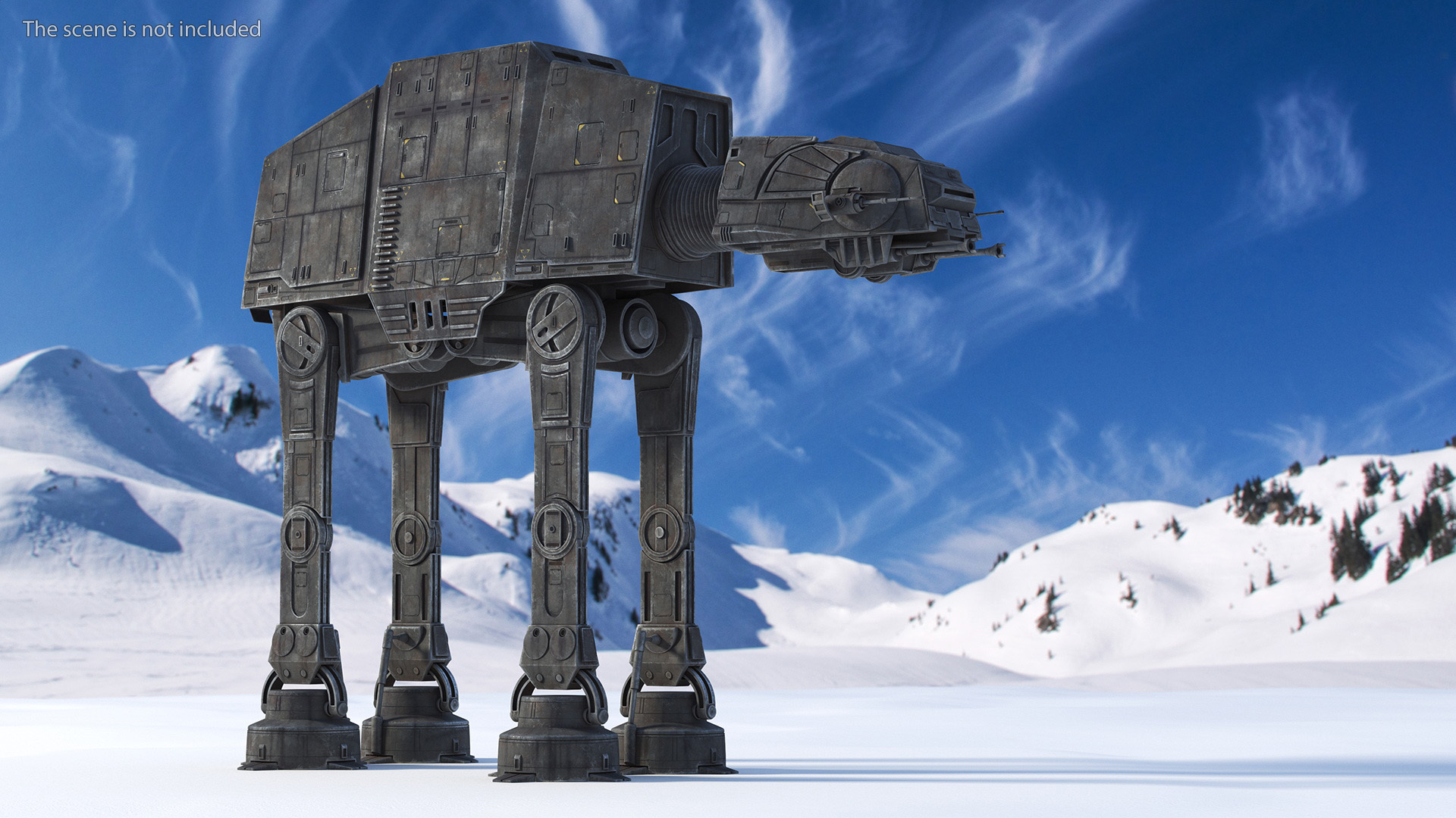 3D model Star Wars AT AT Dark