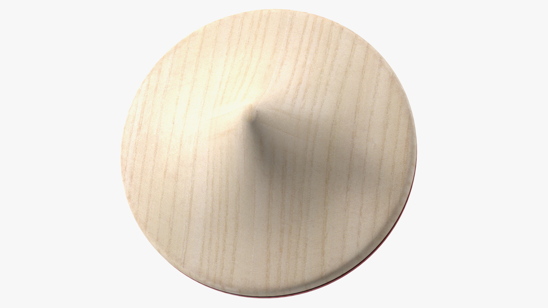 Wooden Rainbow Spinning Top 3D