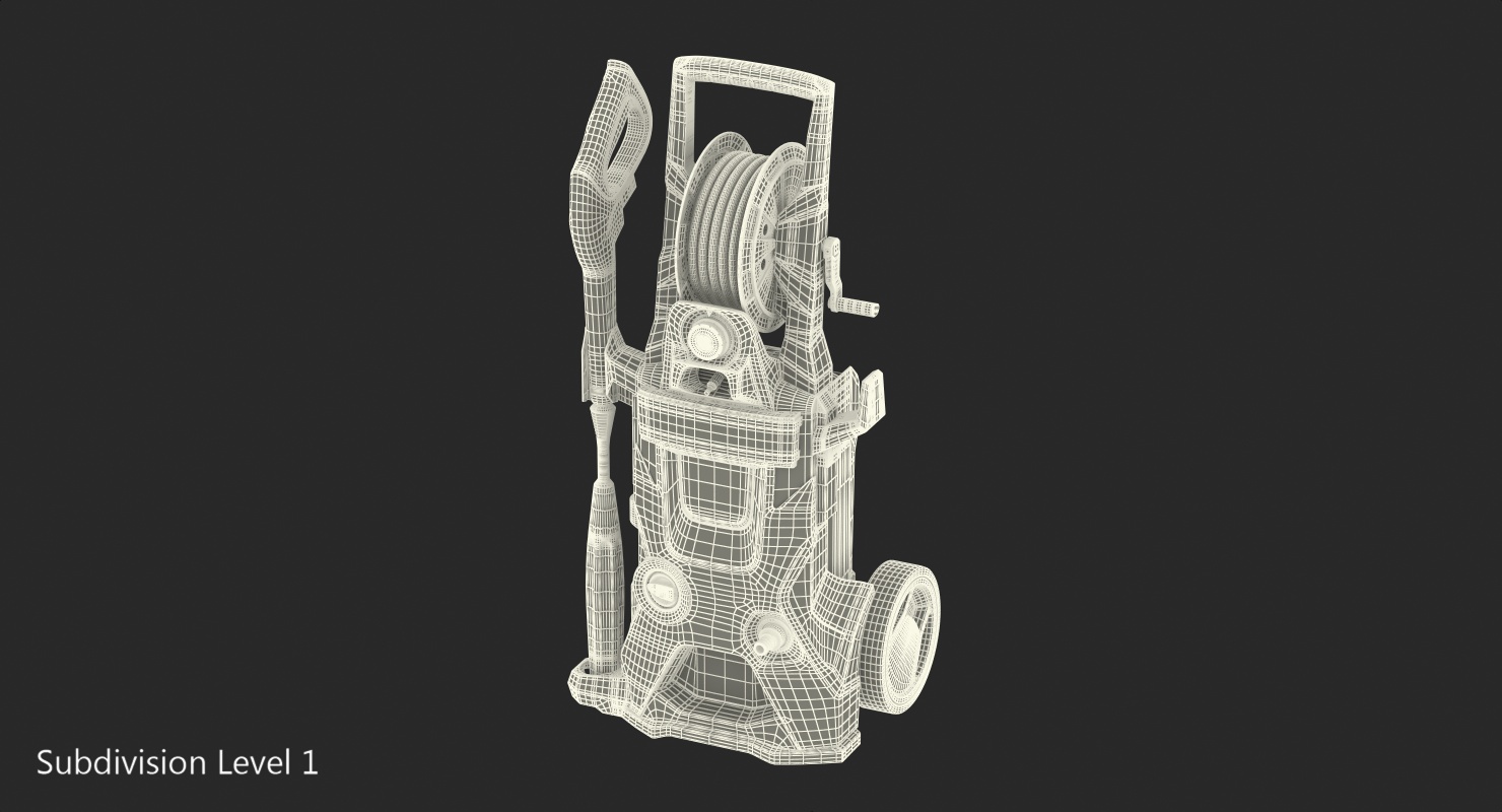 High Pressure Electric Washer Generic 3D