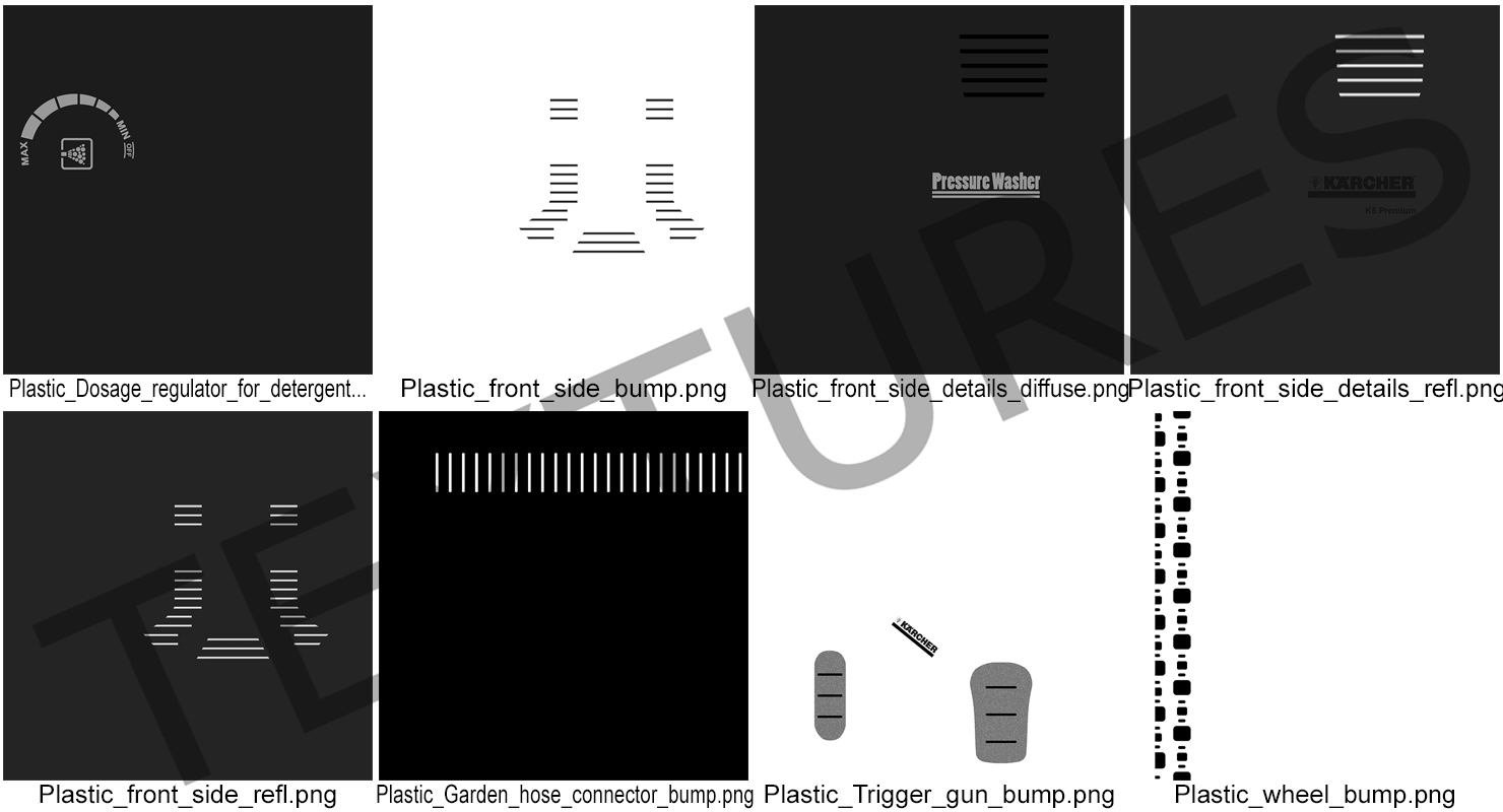 High Pressure Electric Washer Generic 3D