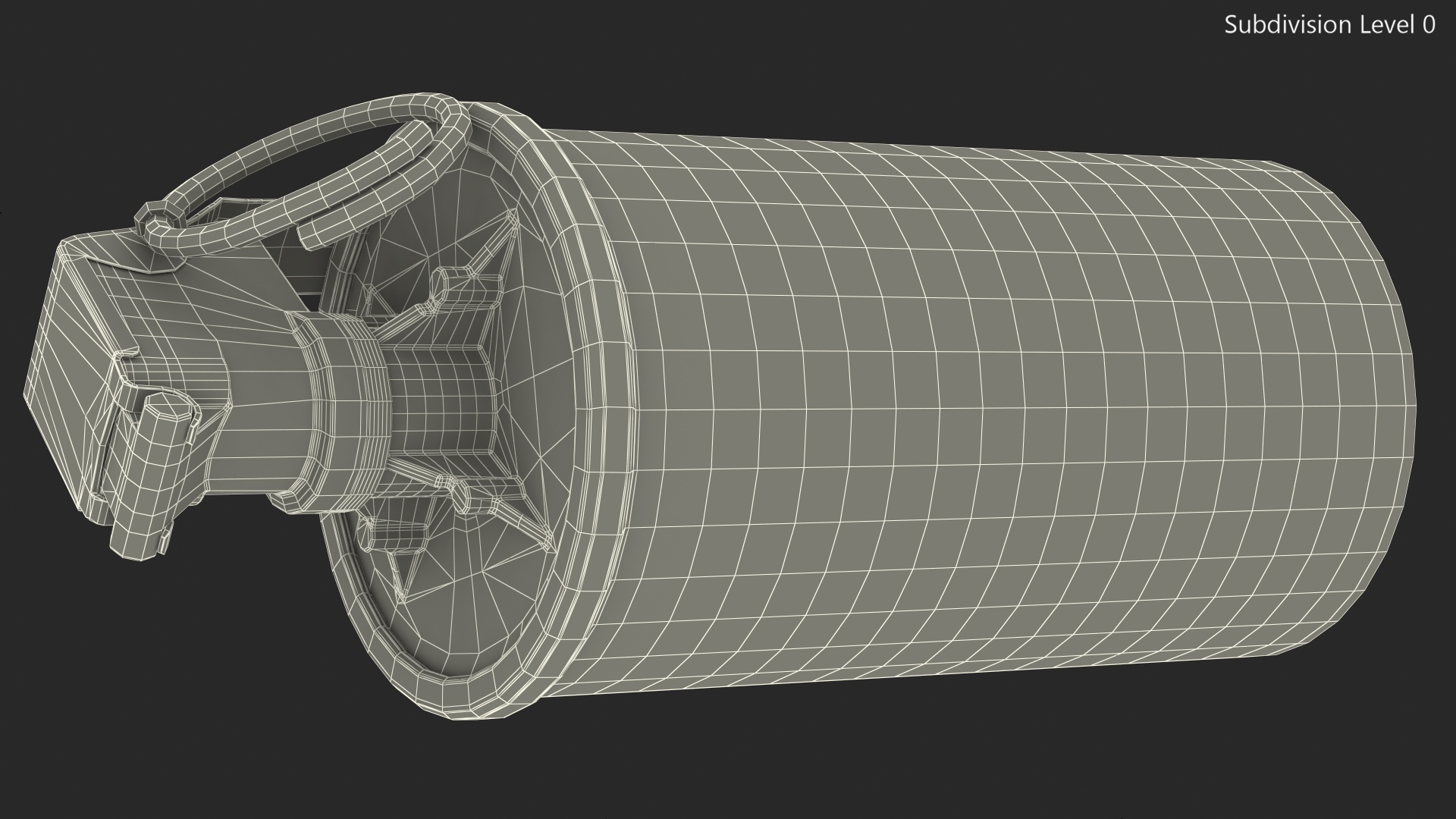 ABC M7A2 Riot Control CS Hand Grenade 3D
