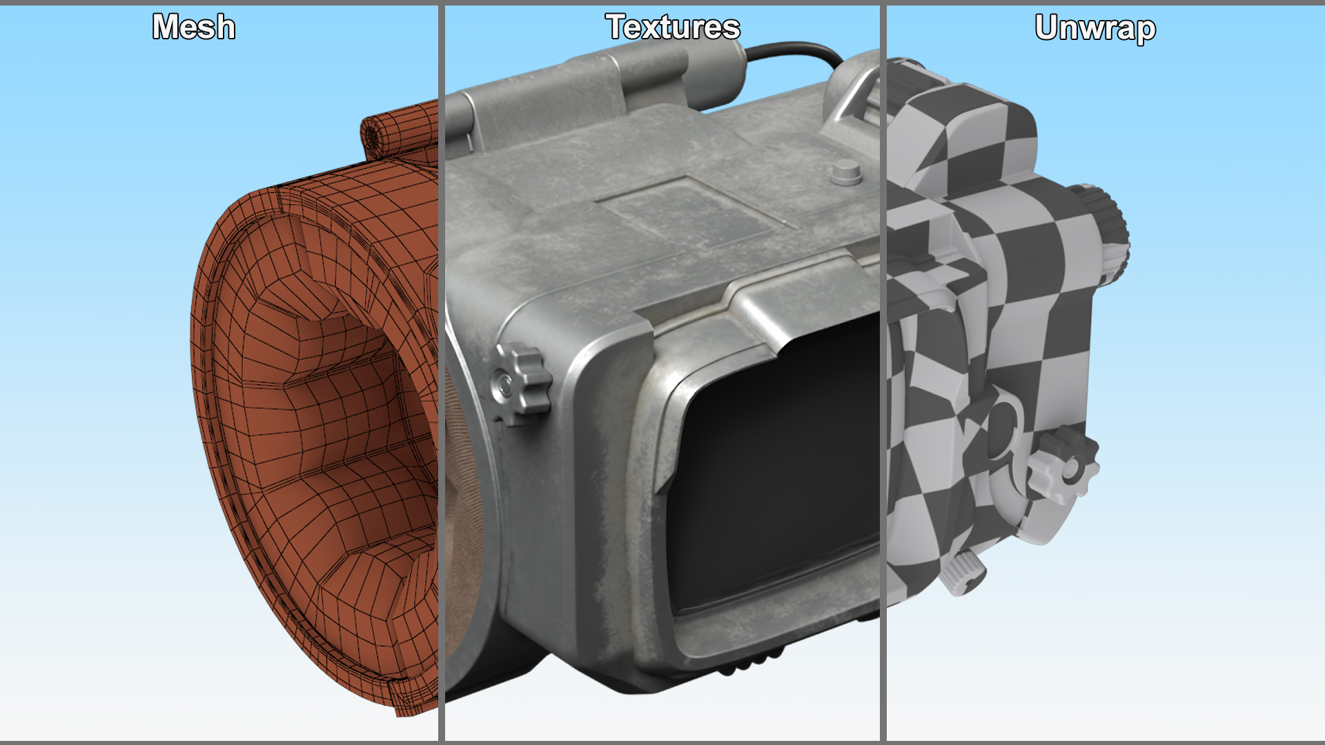 3D Fallout Pip Boy Turned Off
