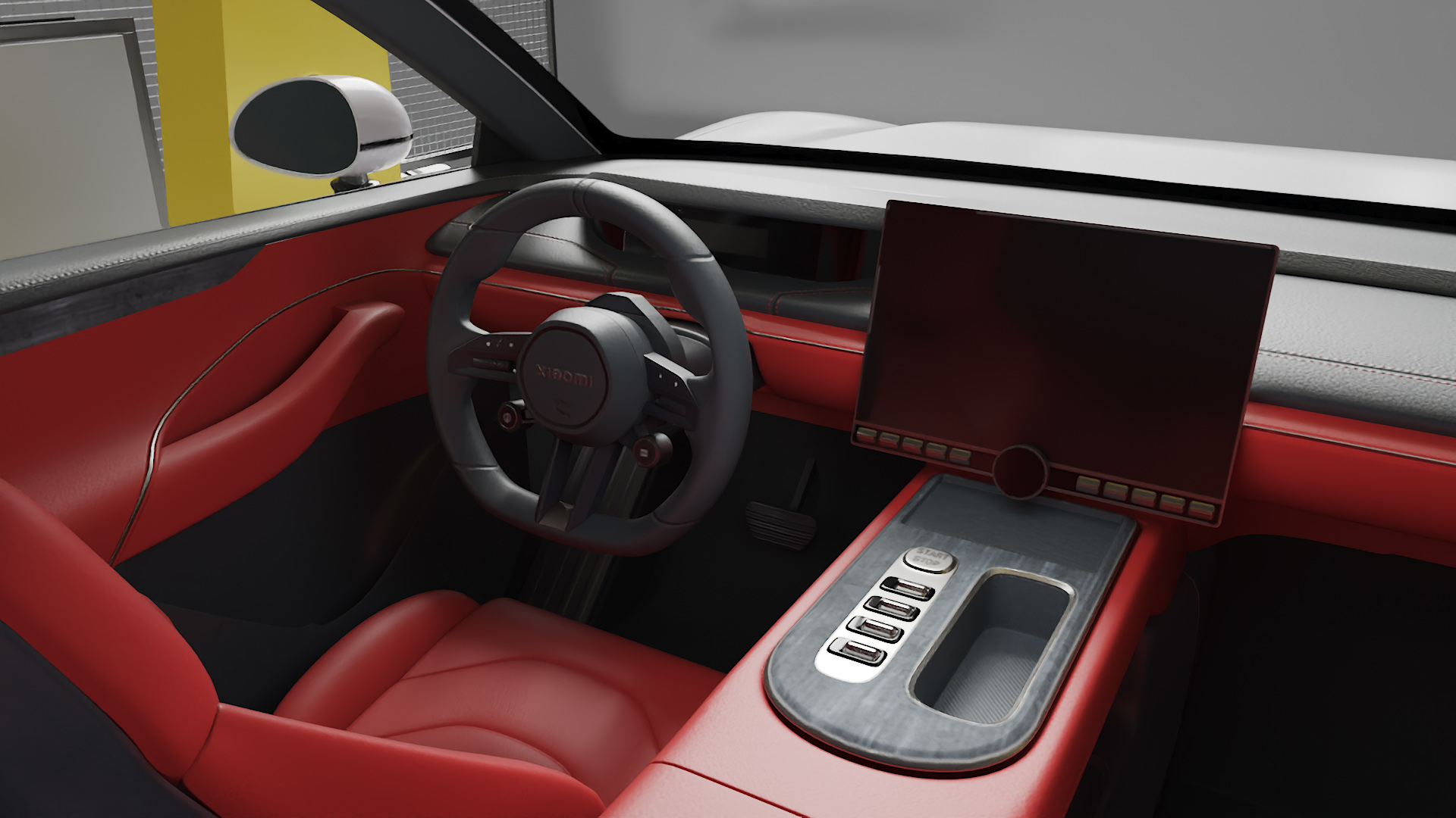 Xiaomi Car Assembly Line 3D model