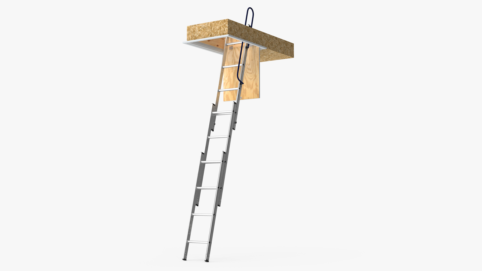 3D Metal Attic Ladder model