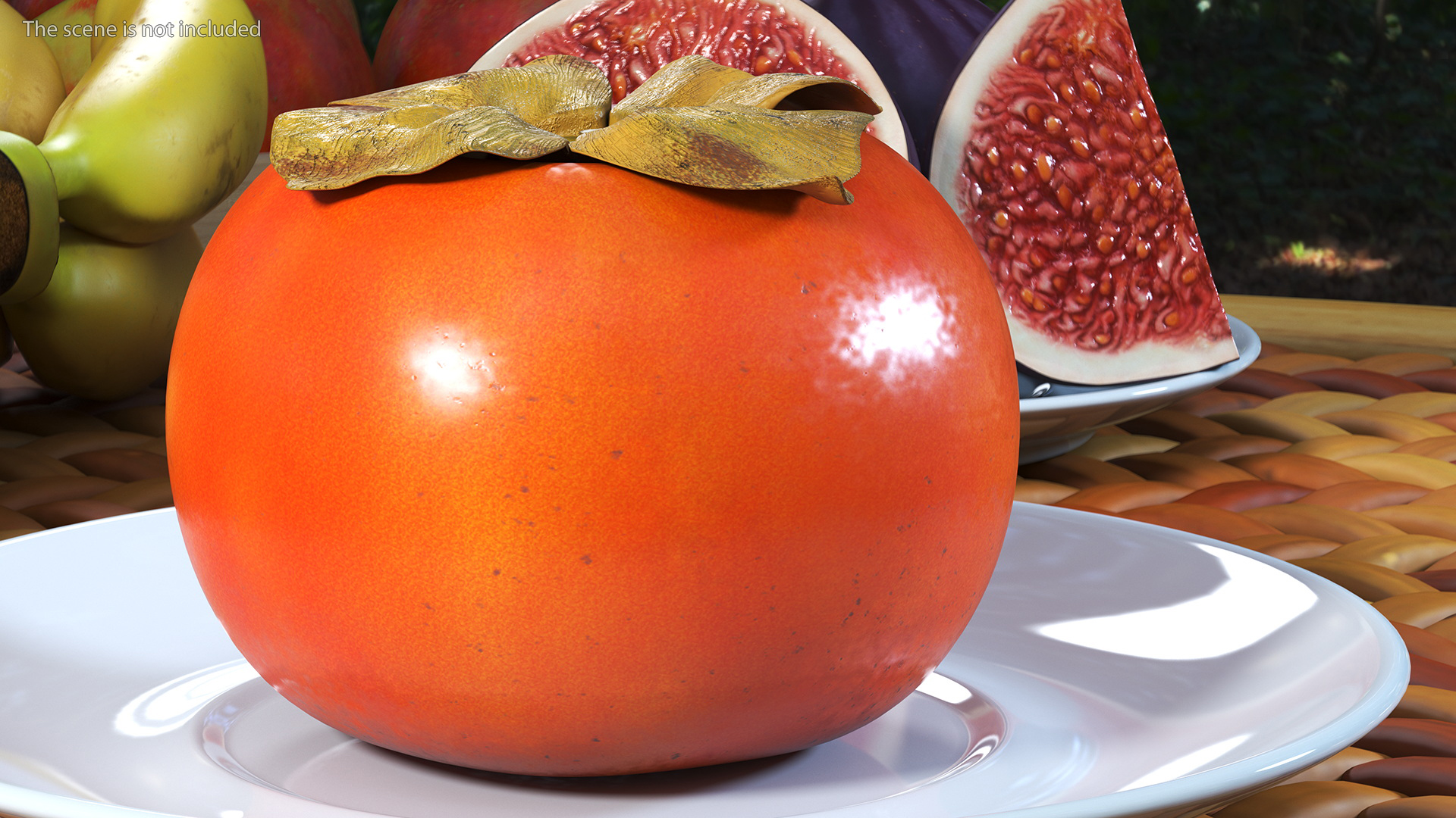 3D model Persimmon Fruit