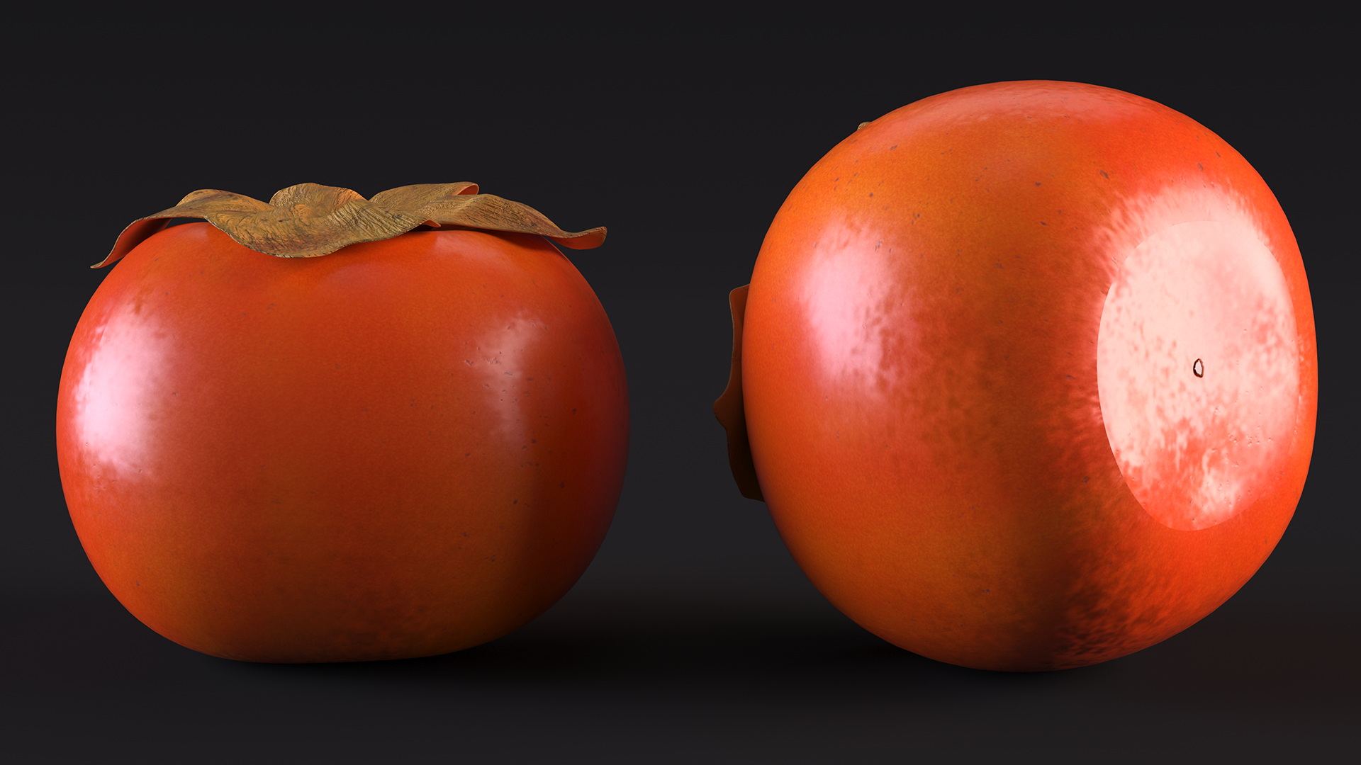 3D model Persimmon Fruit