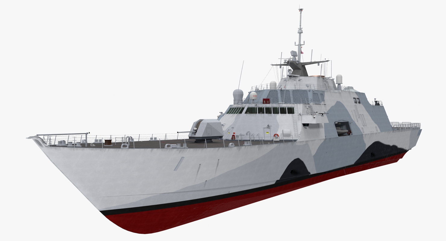 USS Freedom LCS 1 Rigged 3D model