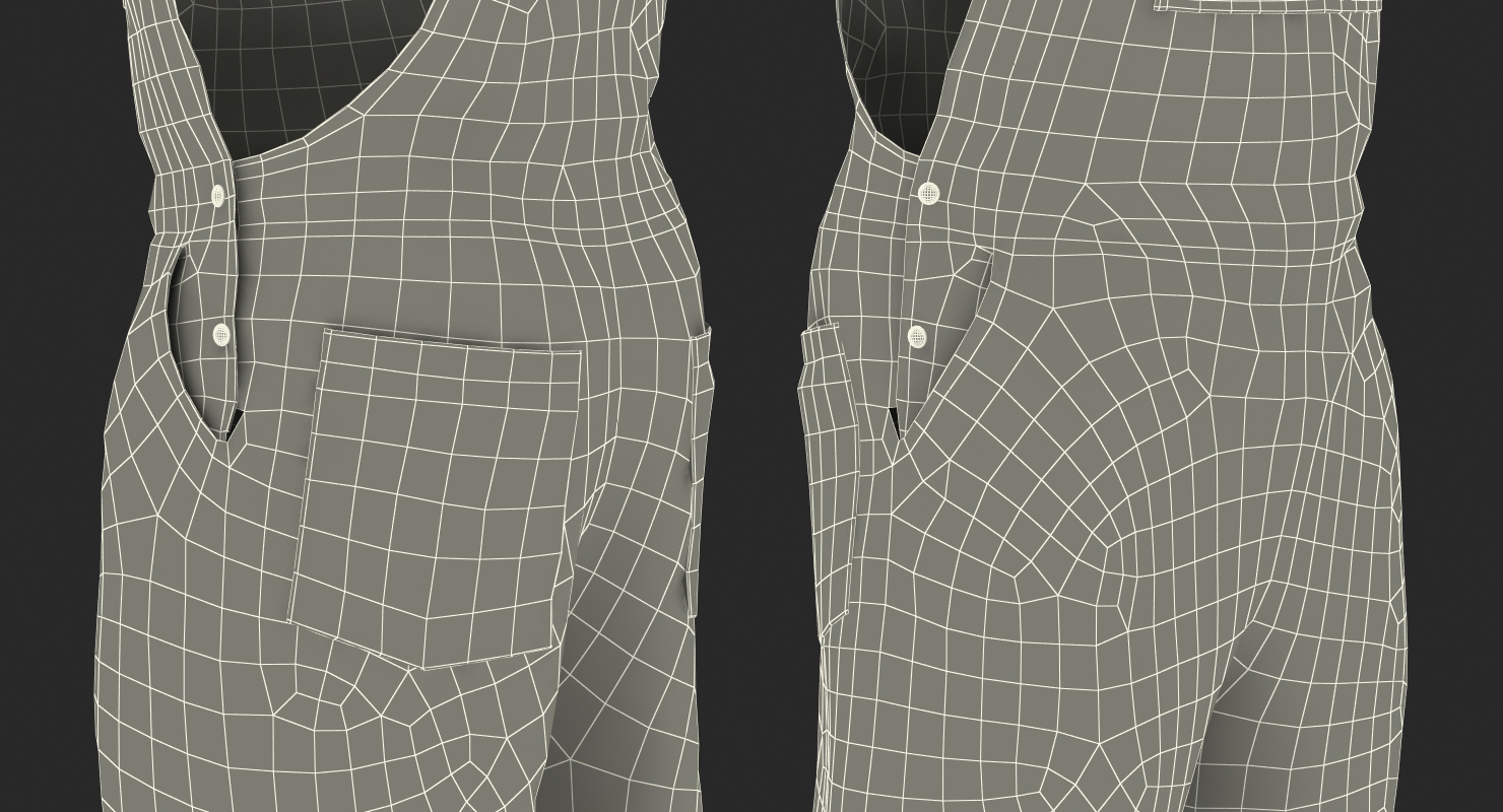 3D model Overalls