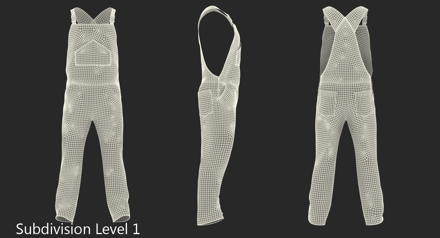 3D model Overalls