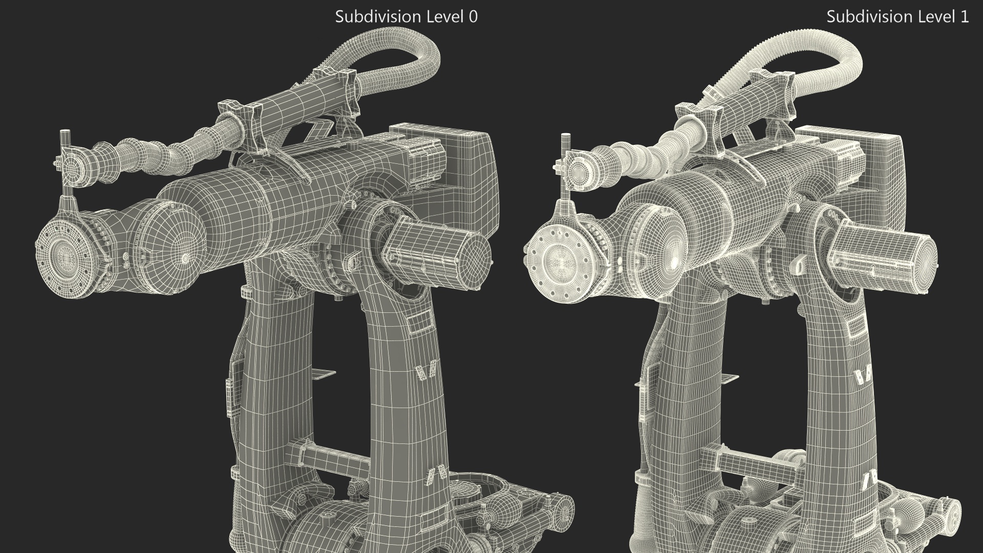 3D model Ultra Robot Arm KUKA KR FORTEC