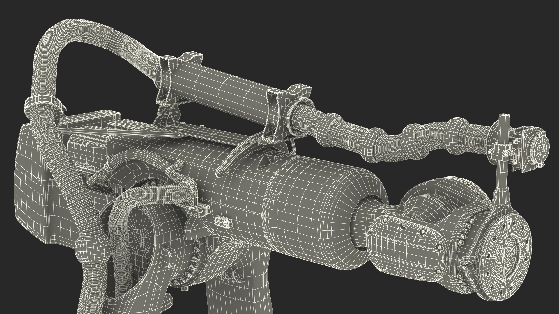 3D model Ultra Robot Arm KUKA KR FORTEC