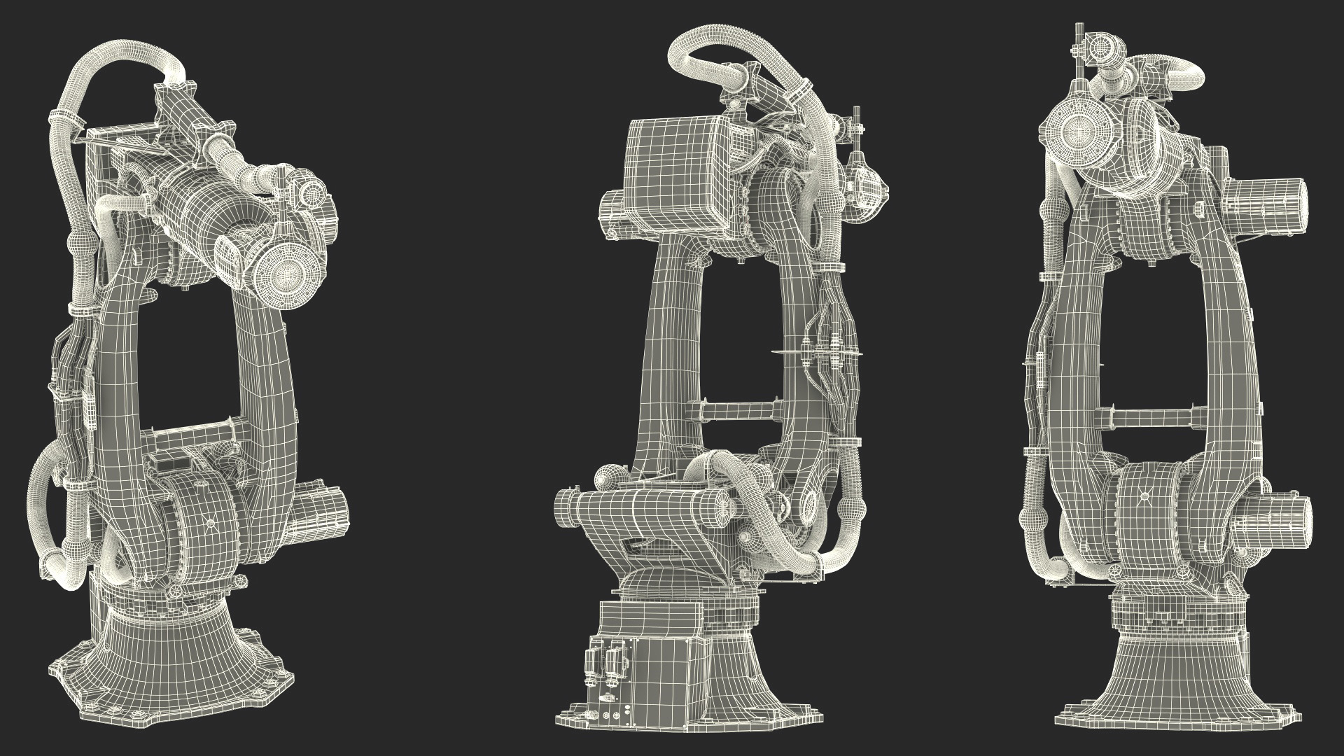 3D model Ultra Robot Arm KUKA KR FORTEC