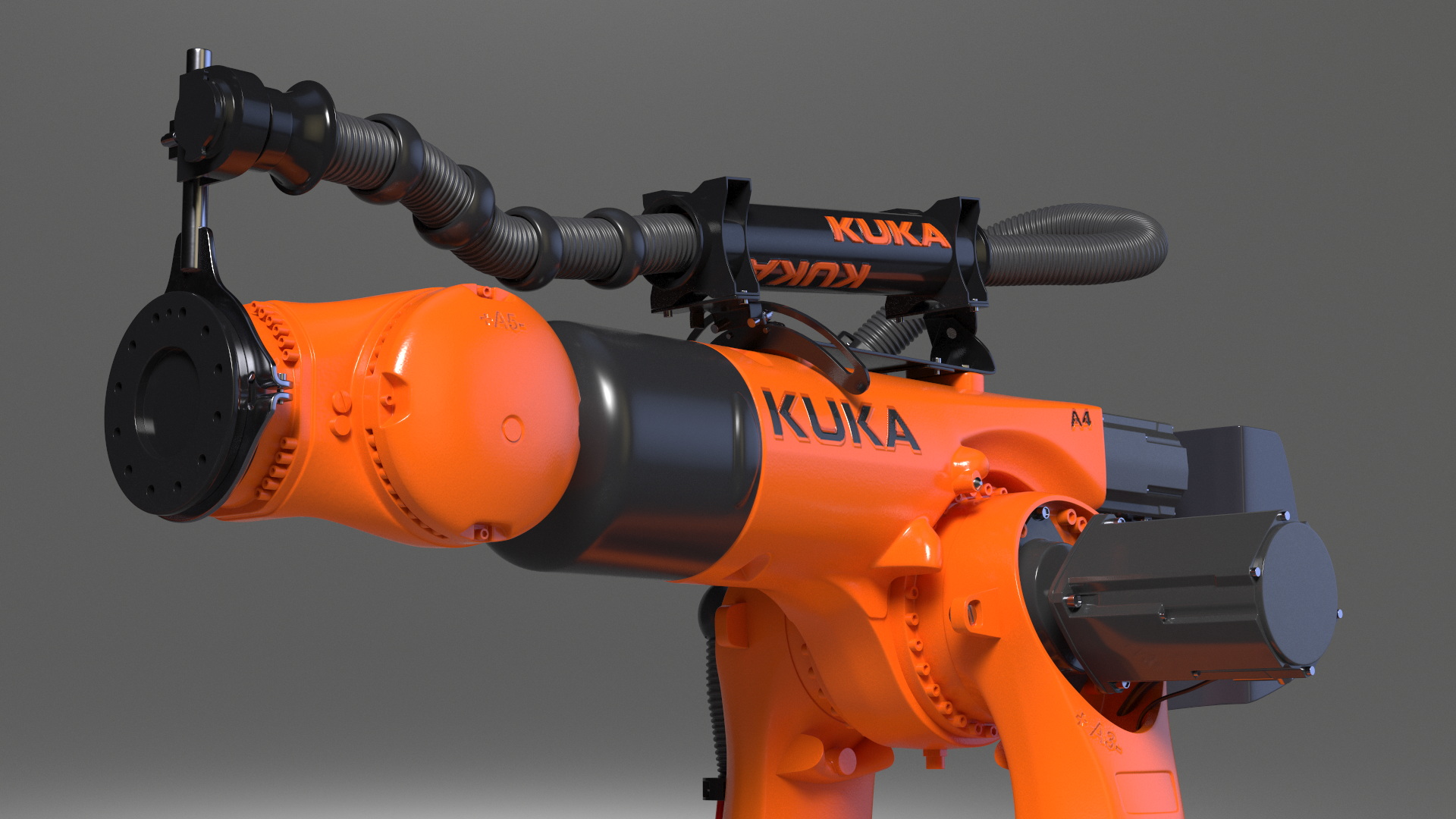3D model Ultra Robot Arm KUKA KR FORTEC