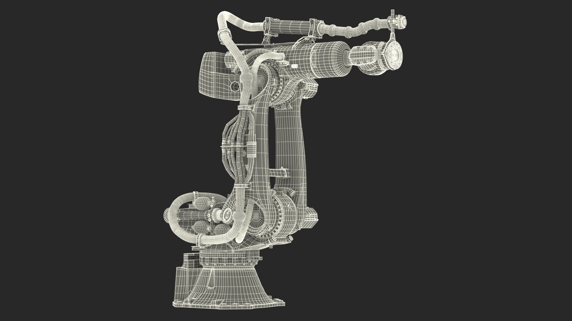 3D model Ultra Robot Arm KUKA KR FORTEC