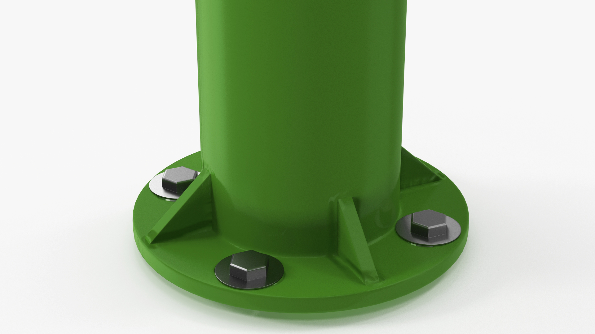 Green Push Chair Outdoor Fitness Equipment 3D