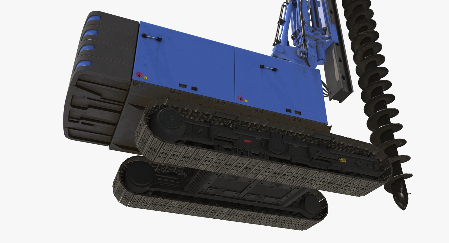 Spiral Drill Generic Working Position 3D