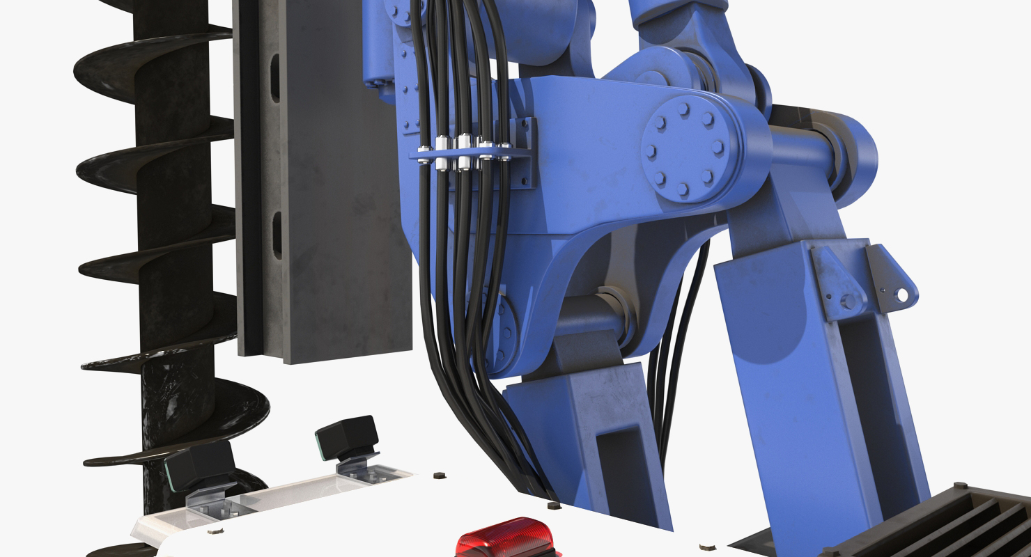 Spiral Drill Generic Working Position 3D