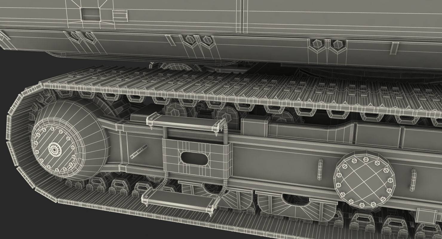 Spiral Drill Generic Working Position 3D