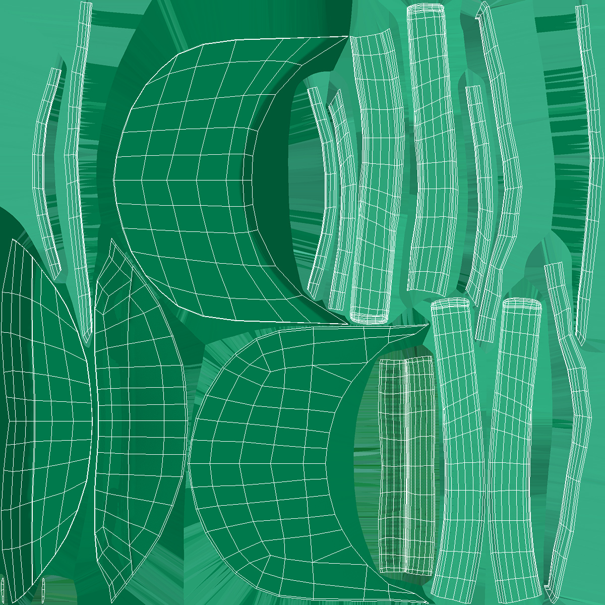 Clear Green Plastic Dealer Visor 3D