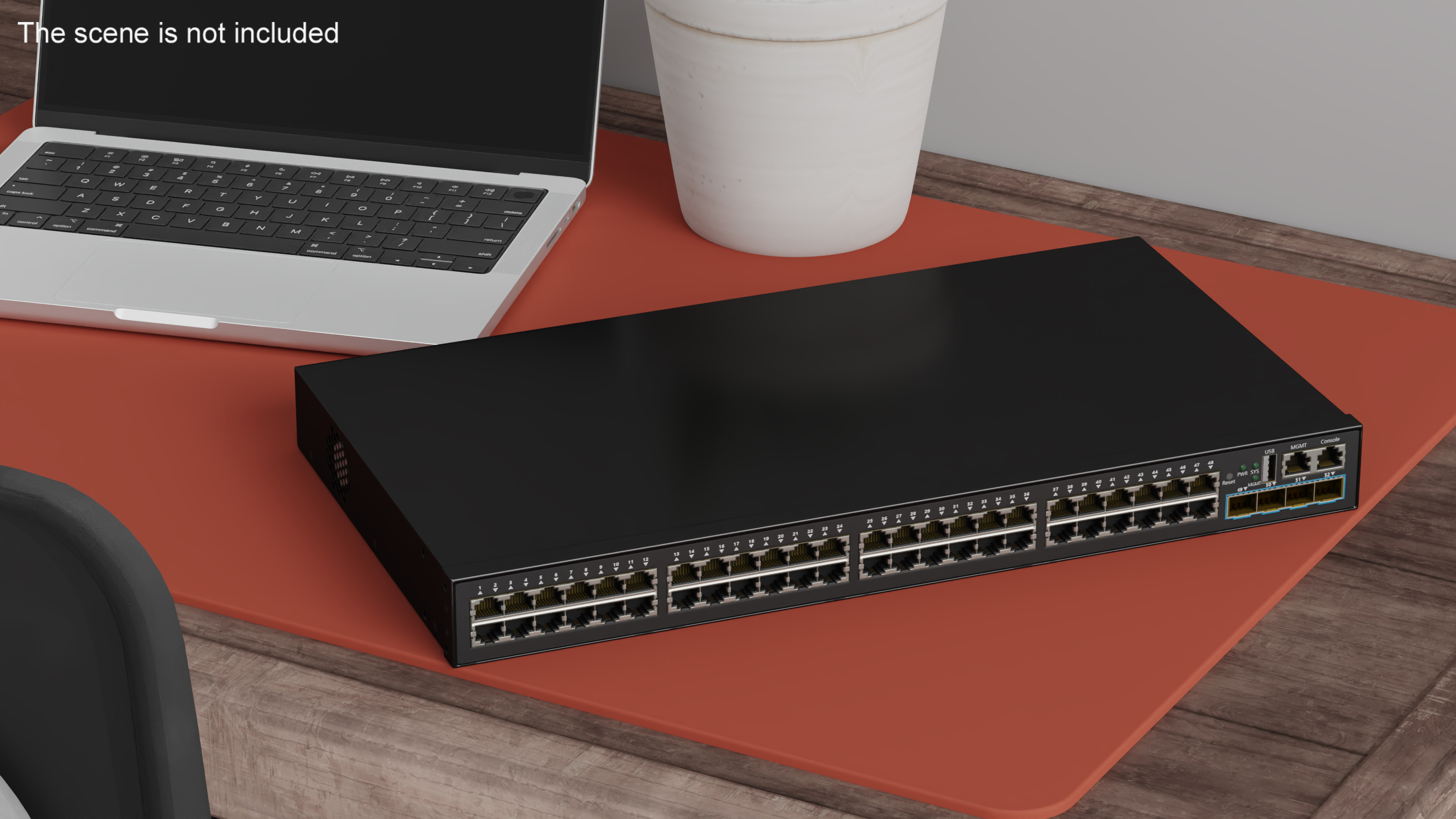 3D Network Switch 48 Ports model