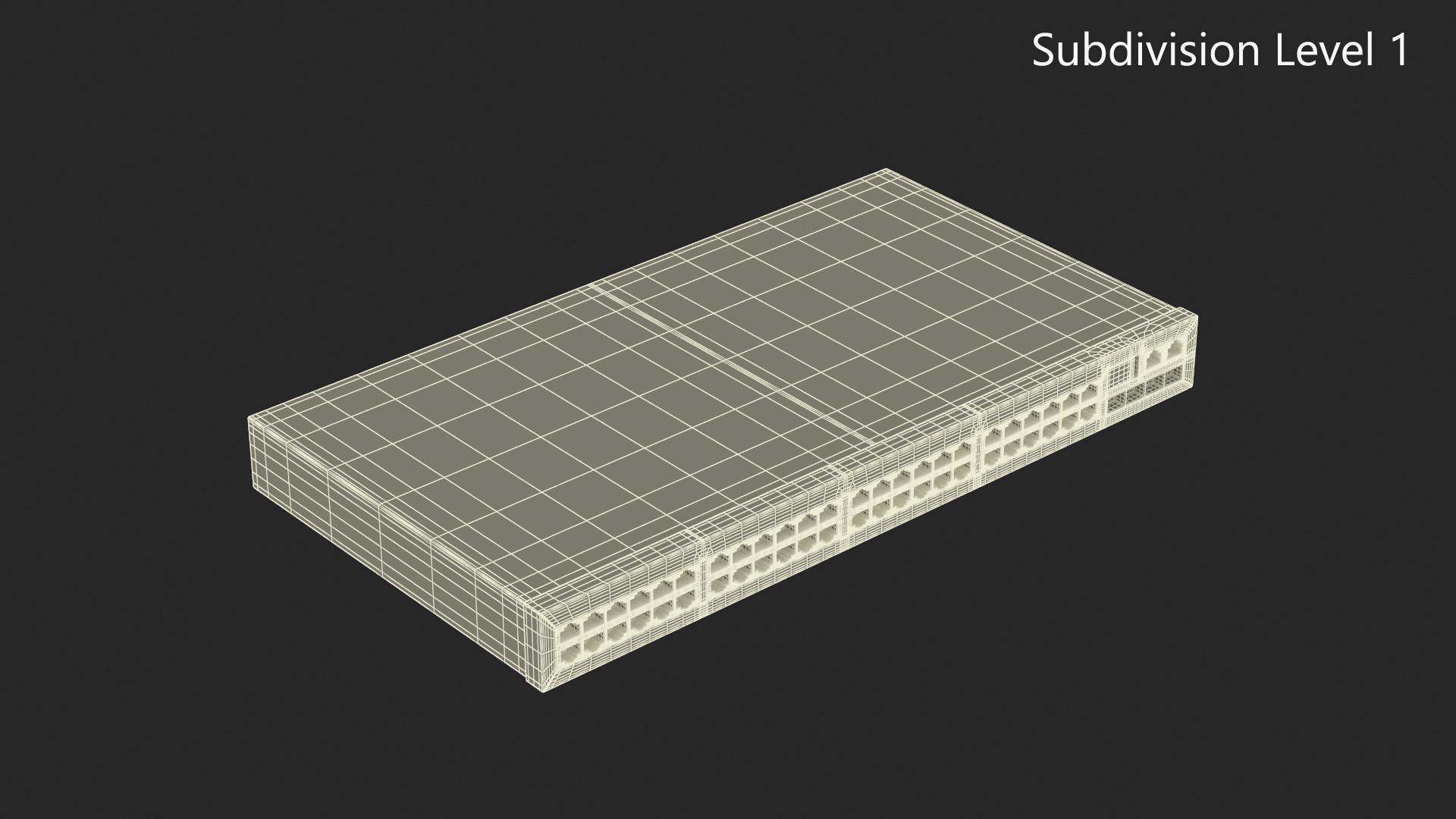 3D Network Switch 48 Ports model