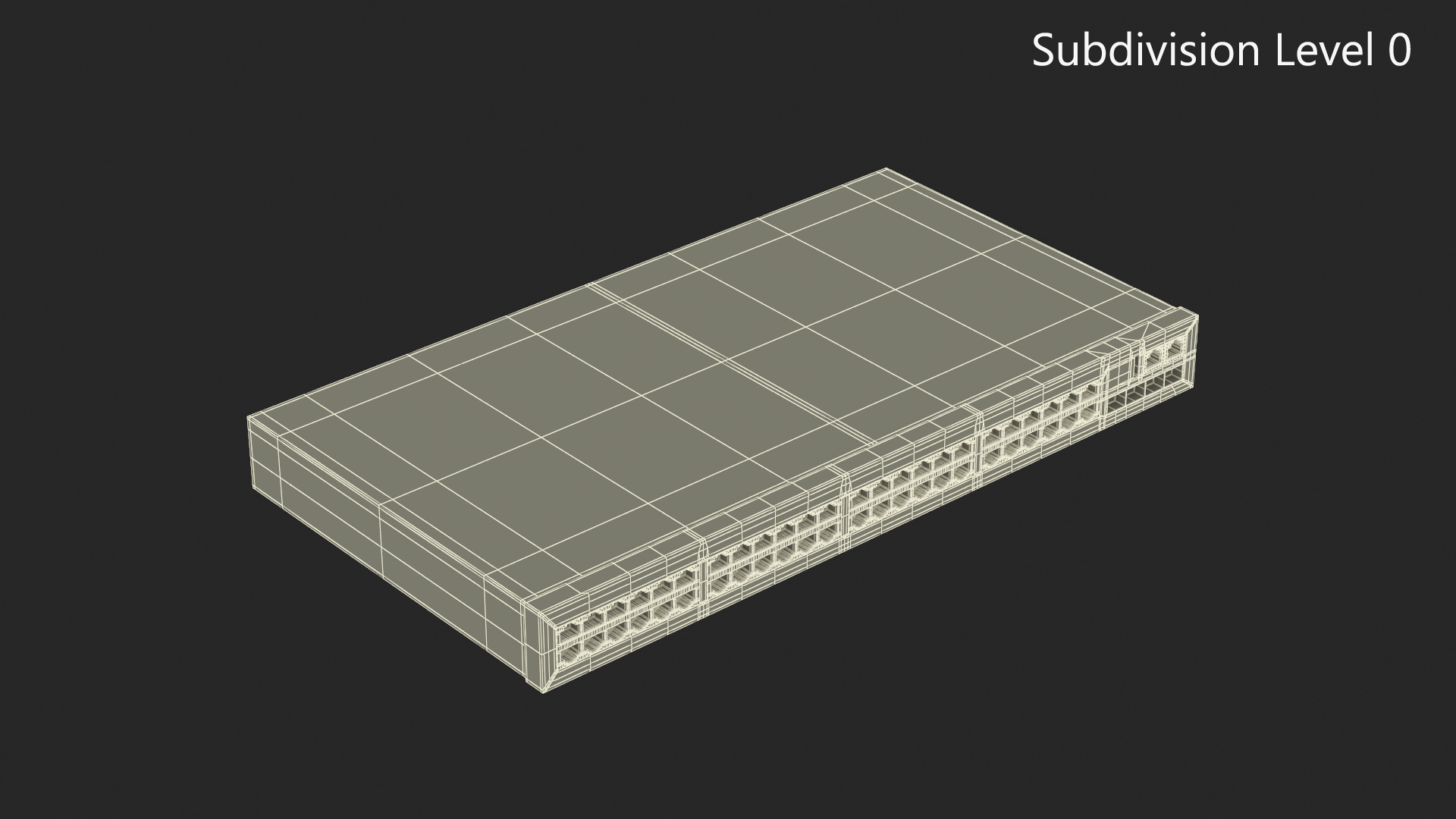 3D Network Switch 48 Ports model