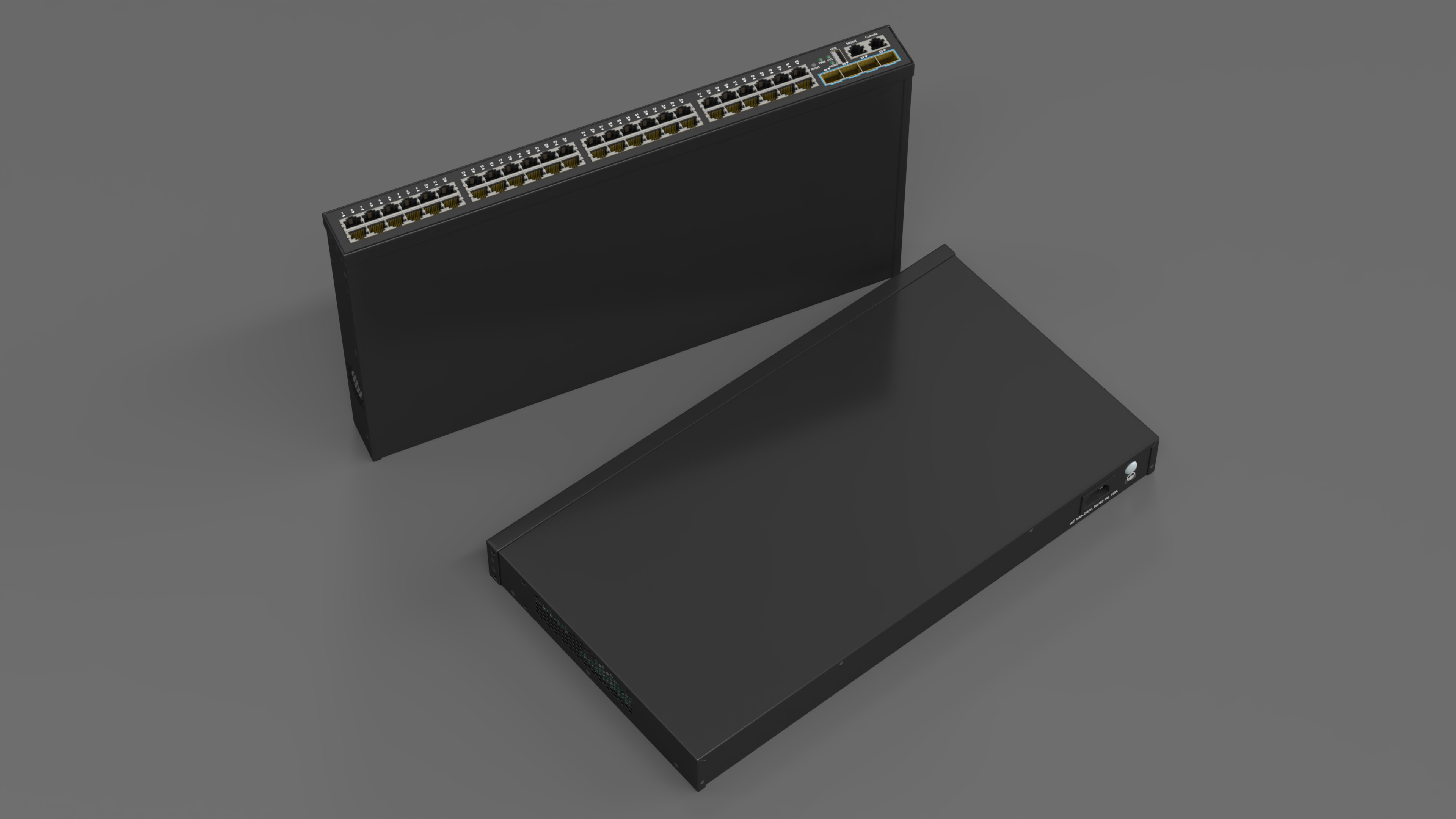 3D Network Switch 48 Ports model
