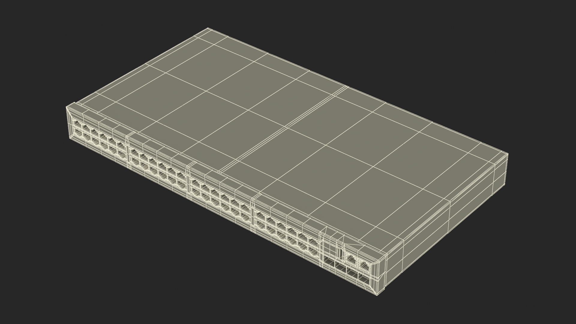 3D Network Switch 48 Ports model