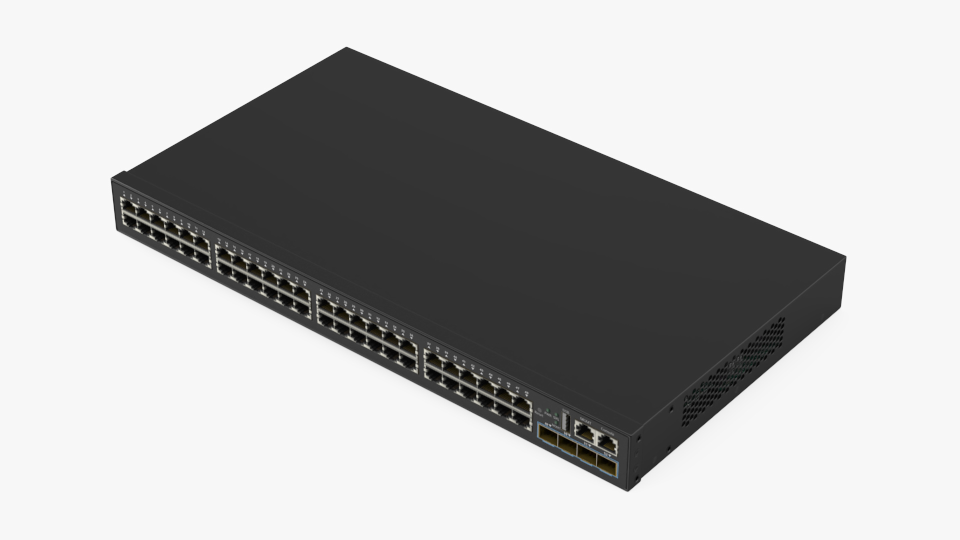 3D Network Switch 48 Ports model