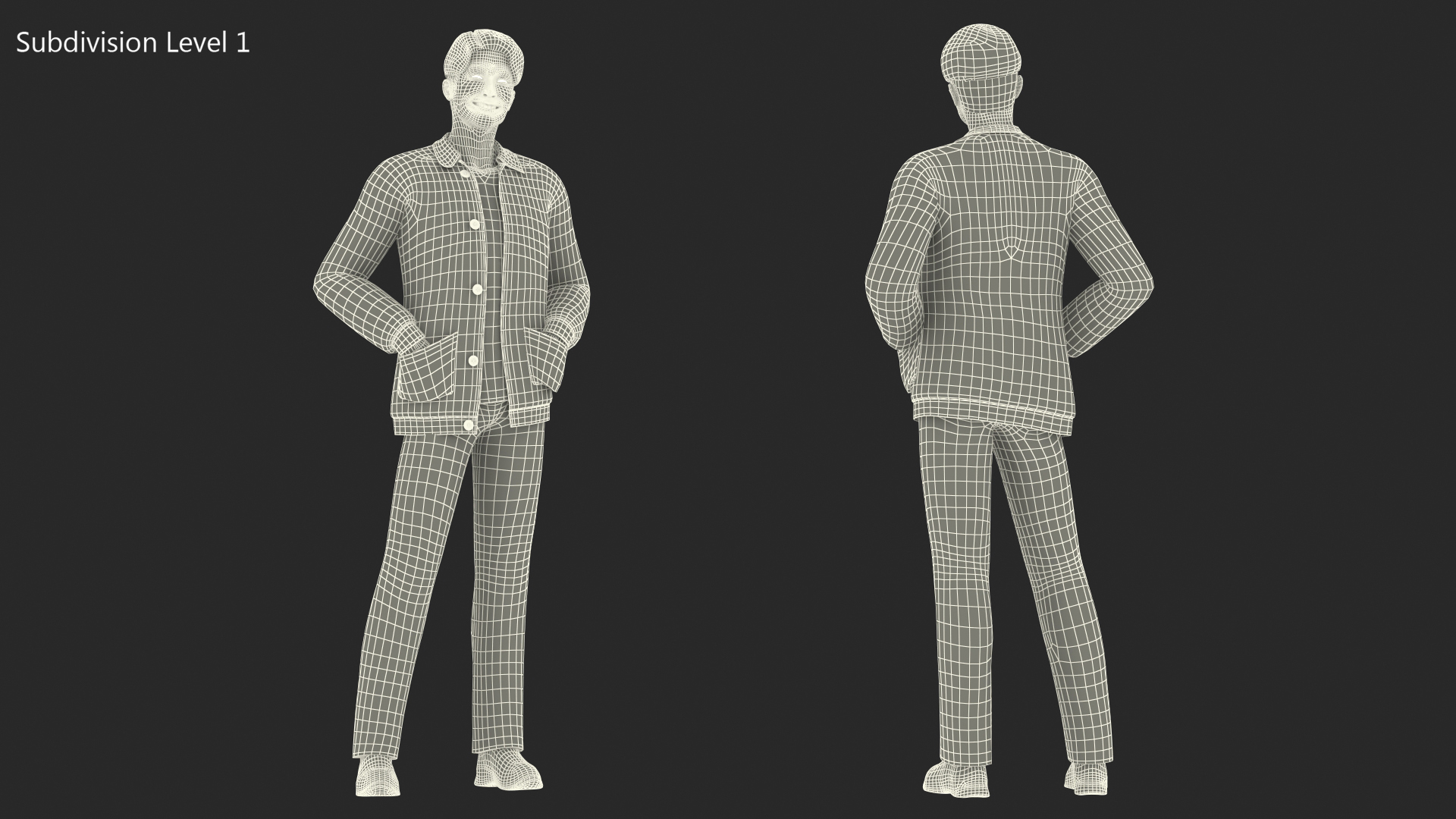 3D Chinese Man