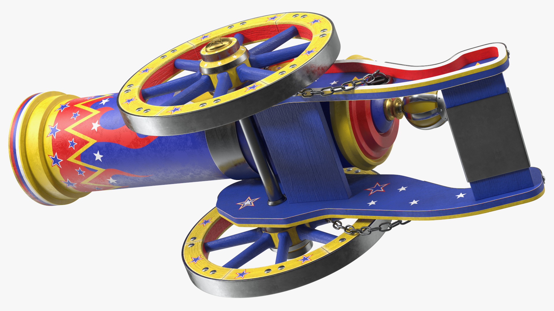 3D Vintage Circus Cannon