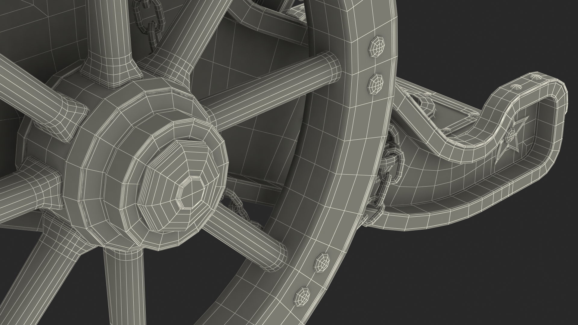 3D Vintage Circus Cannon
