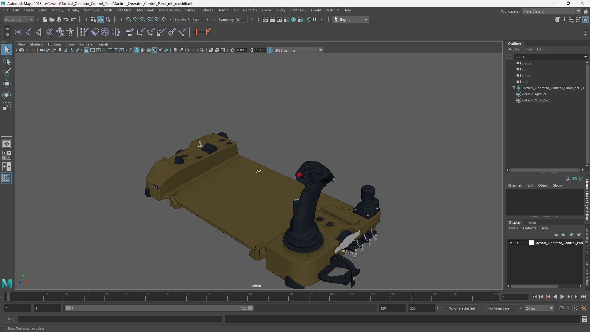 Tactical Operator Control Panel - view 11