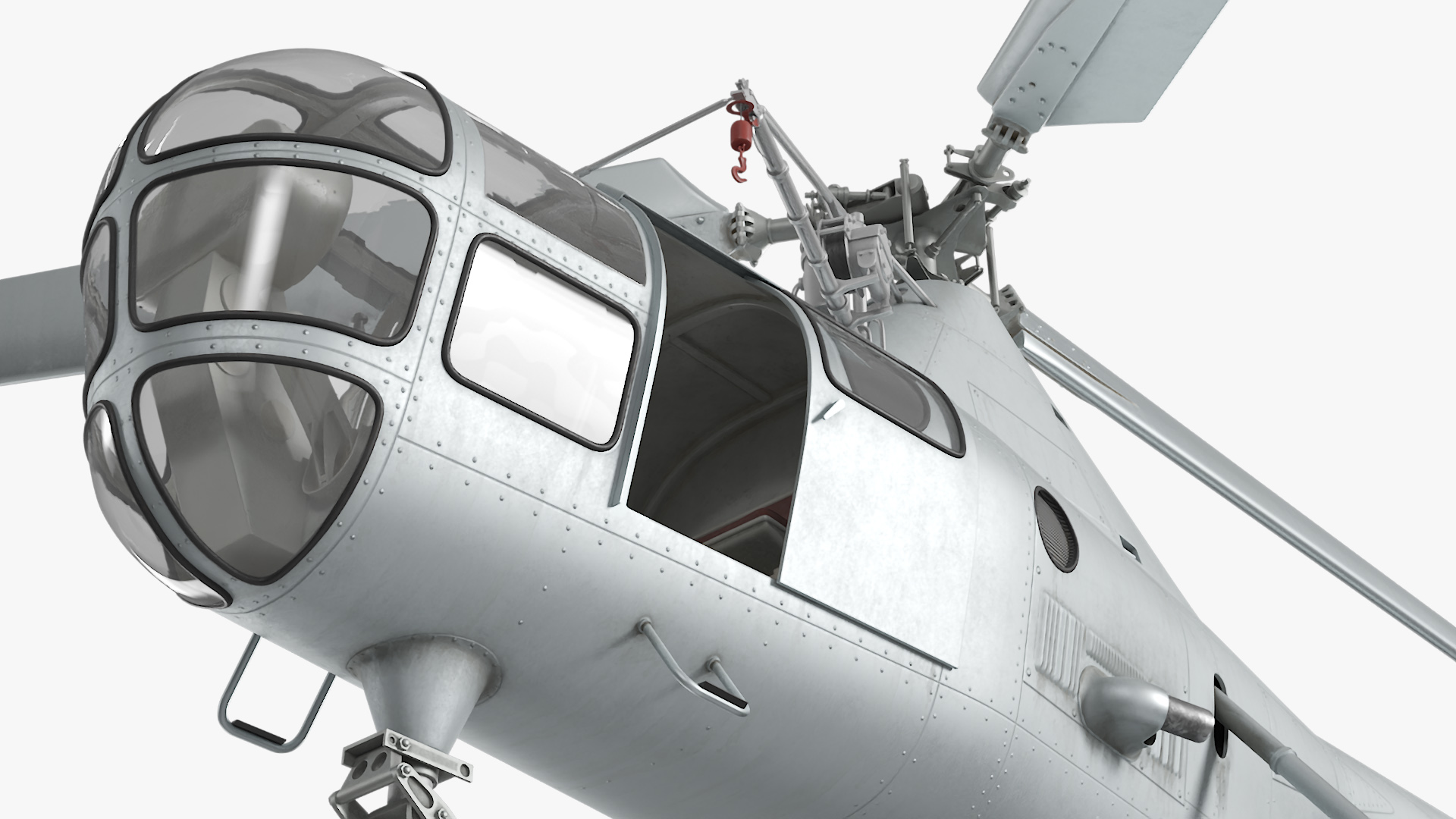 3D model Sikorsky S-51 Civil Helicopter