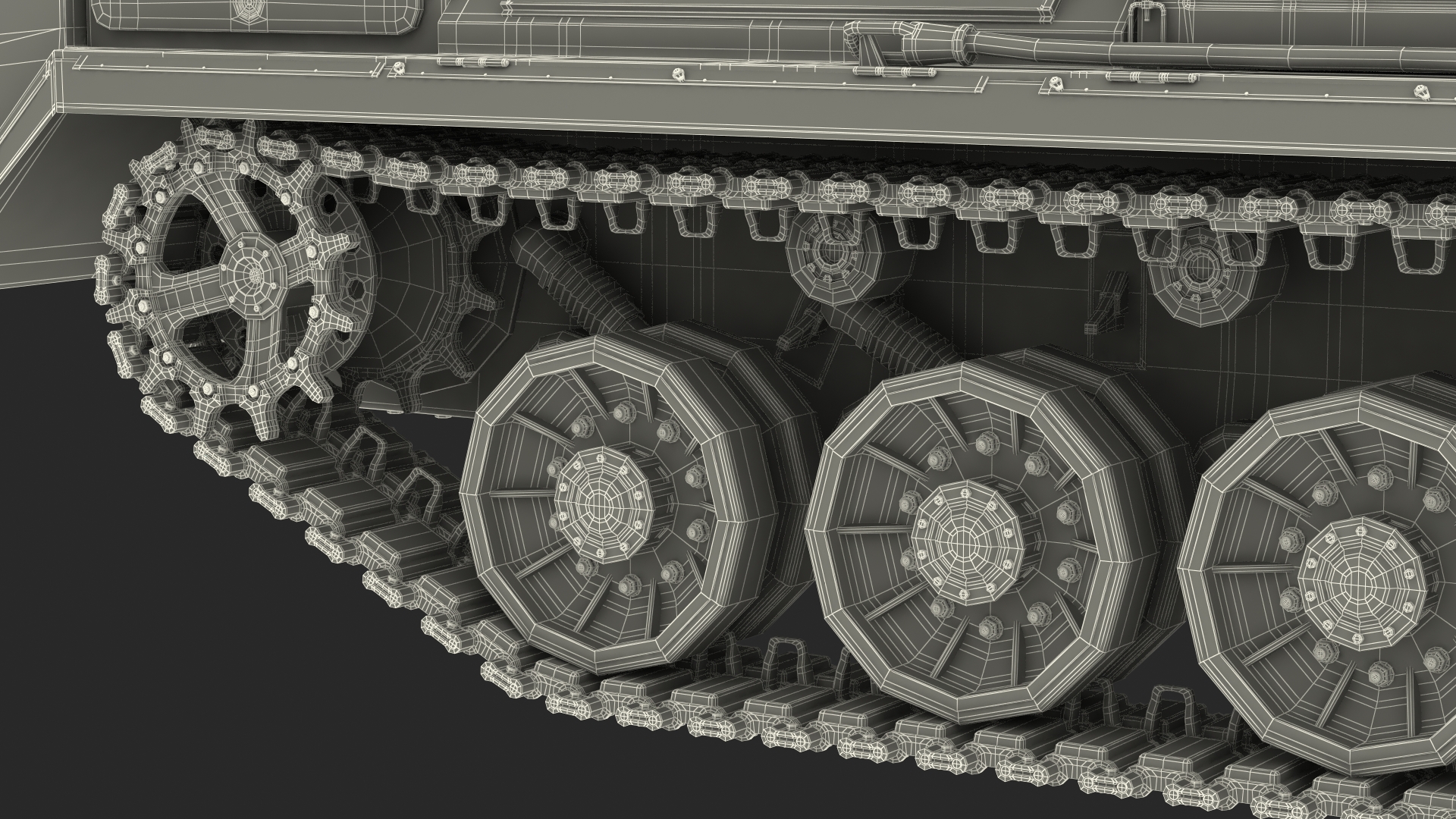 2S7 Pion Self Propelled Heavy Artillery Clean Rigged 3D