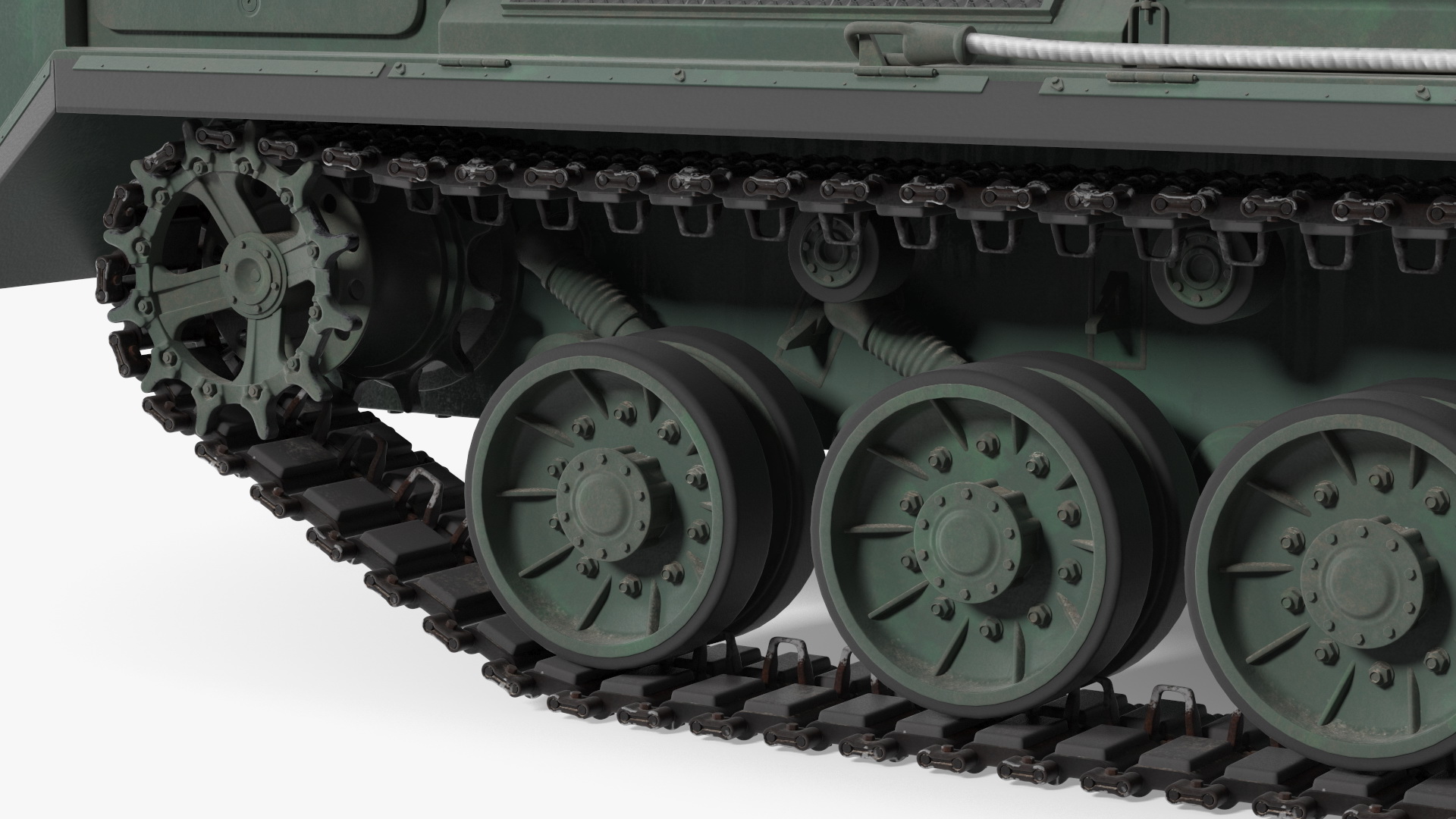 2S7 Pion Self Propelled Heavy Artillery Clean Rigged 3D