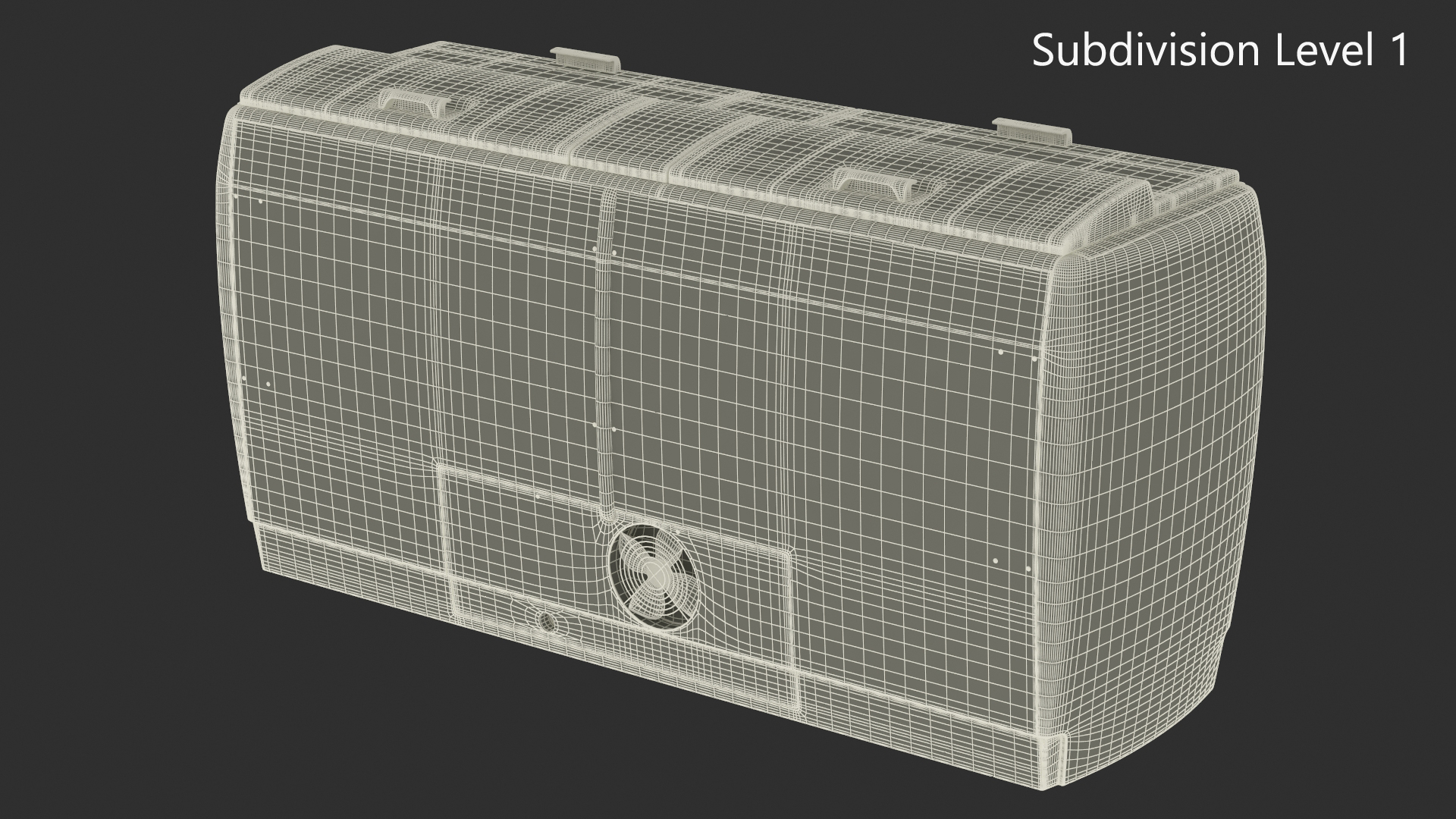 3D model Worn Double Refrigerator for Carbonated Drink