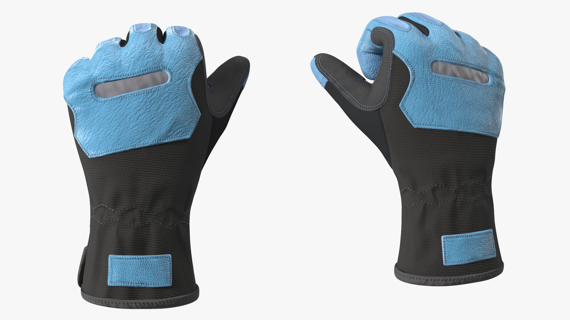 3D Heavy Duty Safety Gloves Rigged