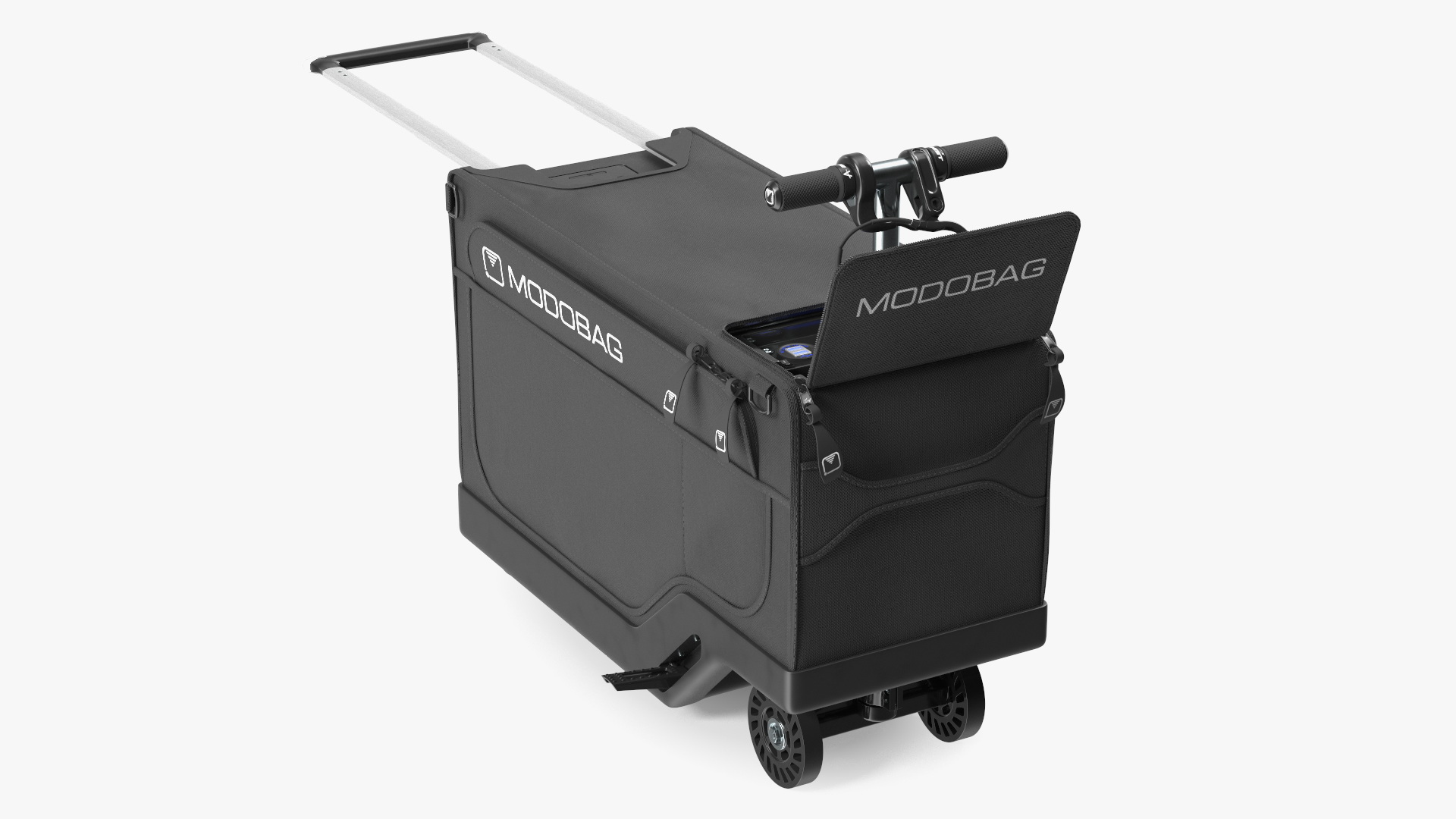 3D Motorized Suitcase Modobag Rigged model
