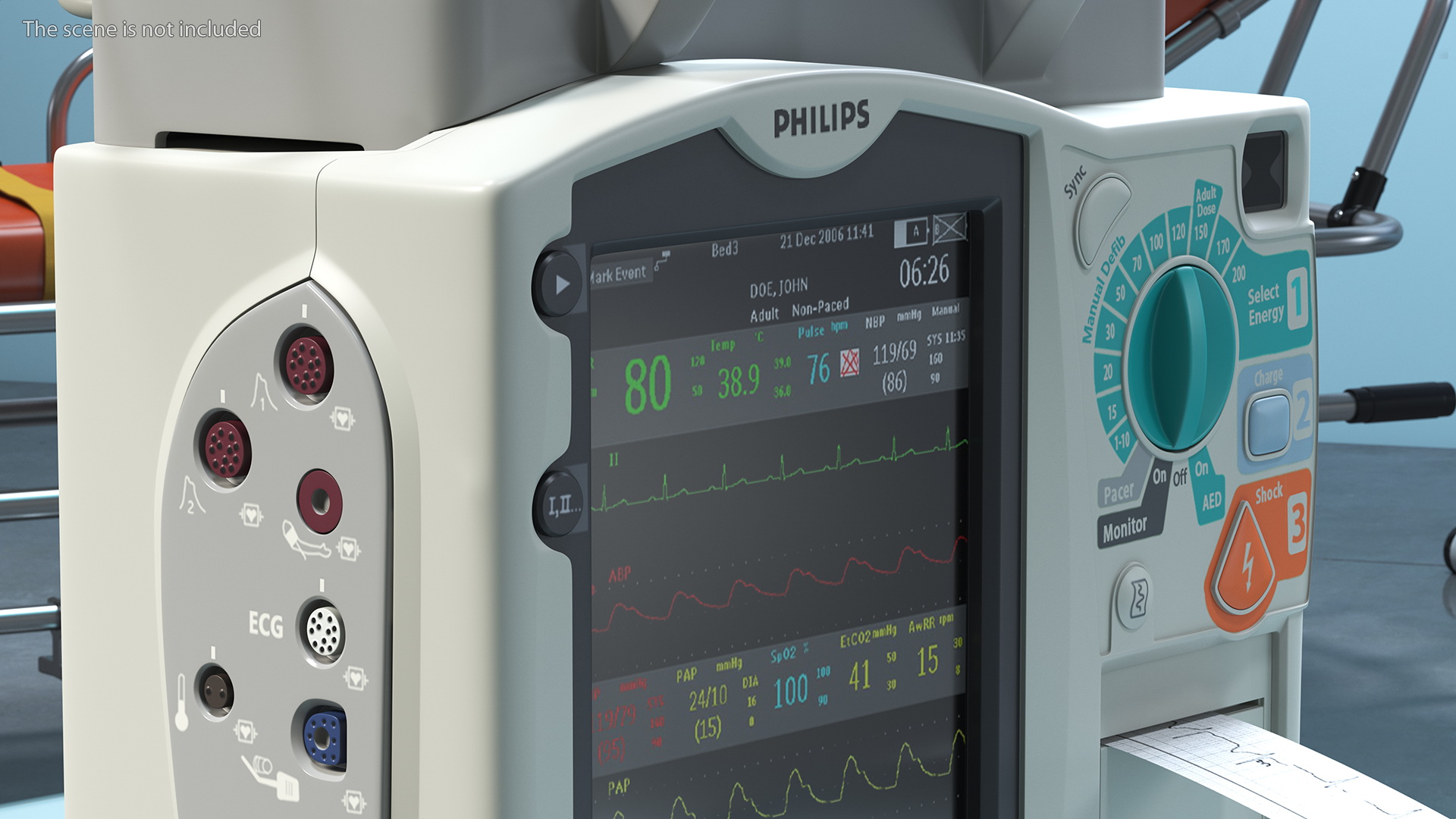 3D model Philips HeartStart MRx for Hospital