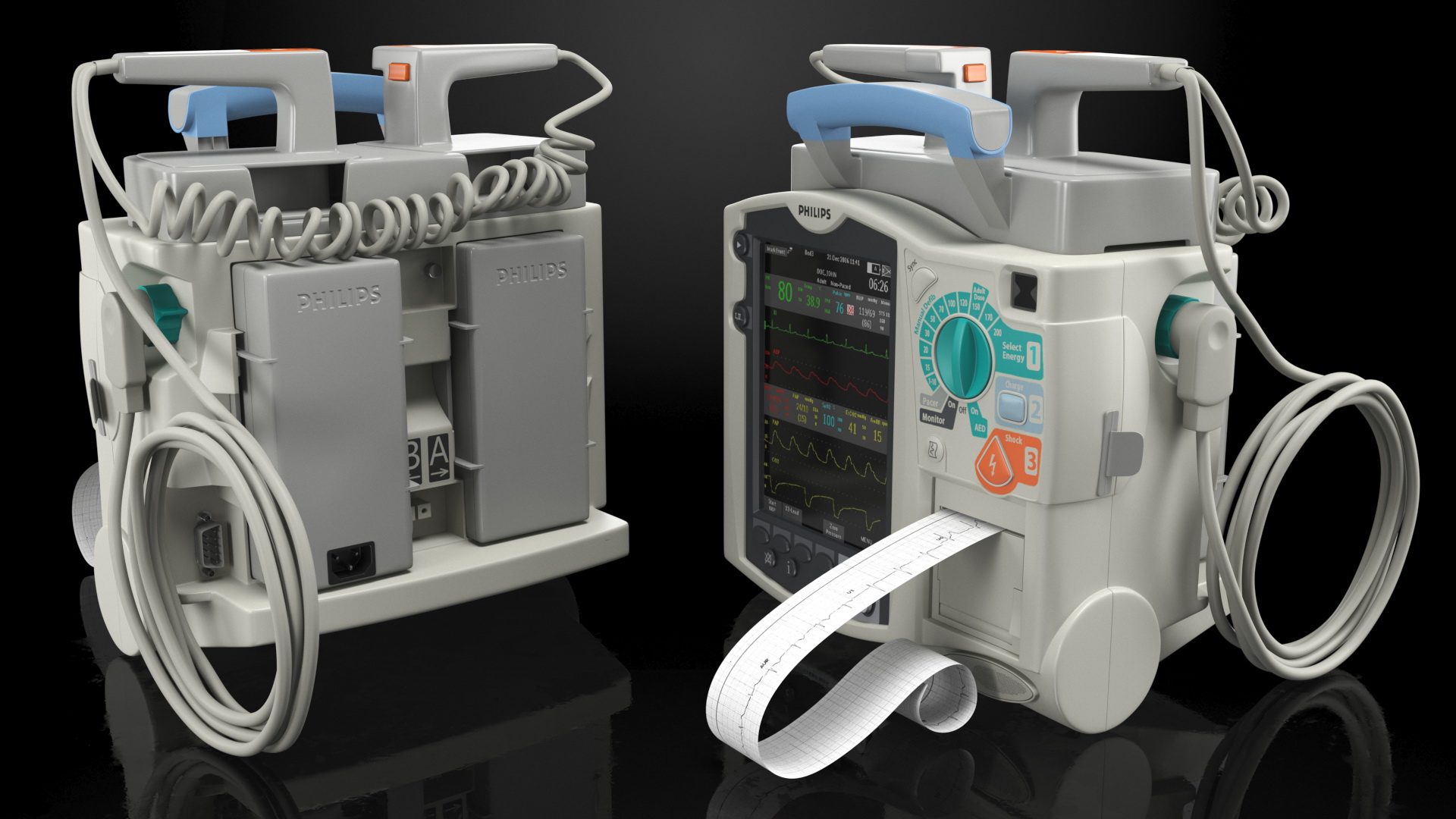 3D model Philips HeartStart MRx for Hospital