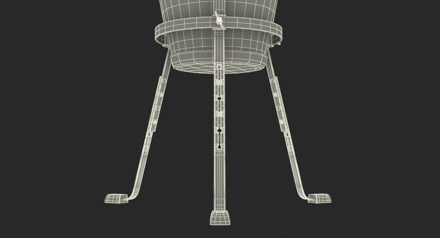 3D Meinl Marathon Conga with Basket Stand Dark model
