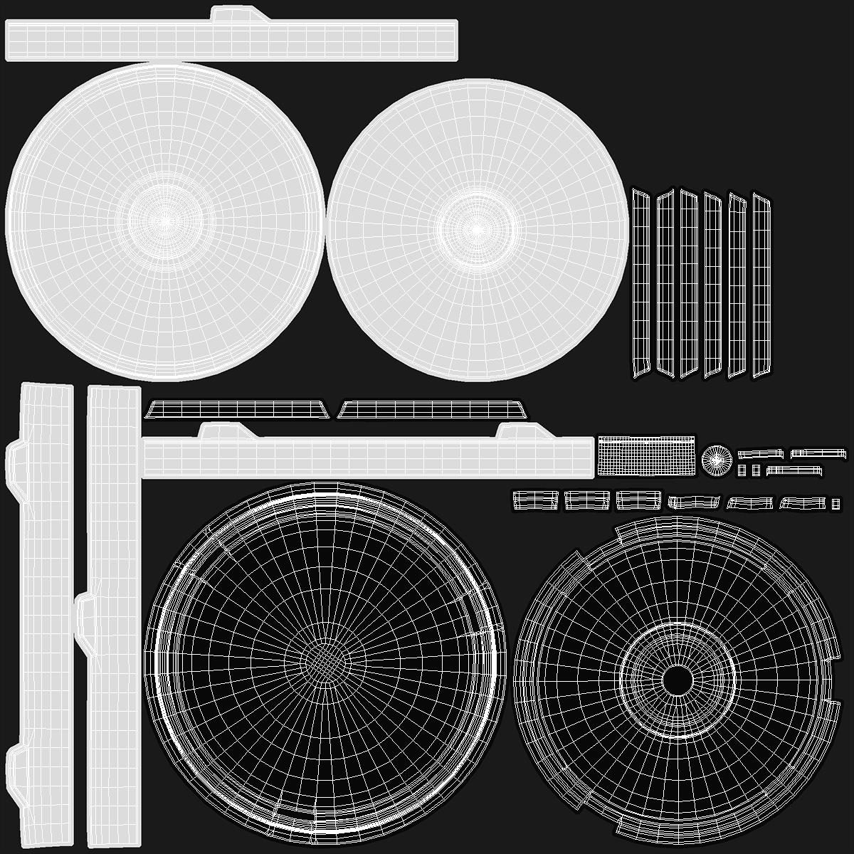 3D model Spindle Box with 10 Discs Pack