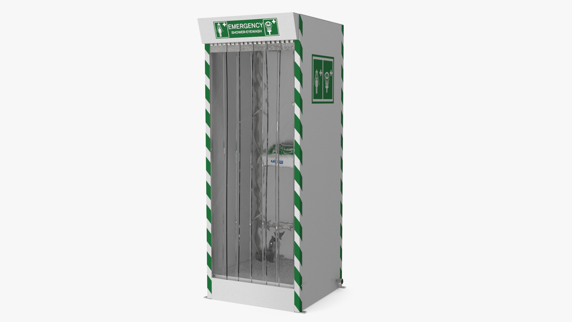 Emergency Shower Cabin 3D